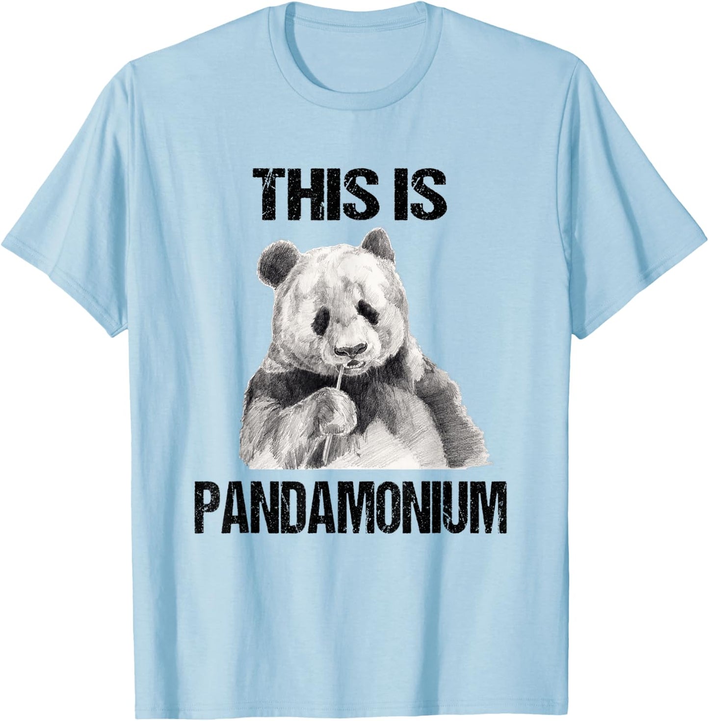 Panda Gear T-Shirt - T-Shirt | Light Blue