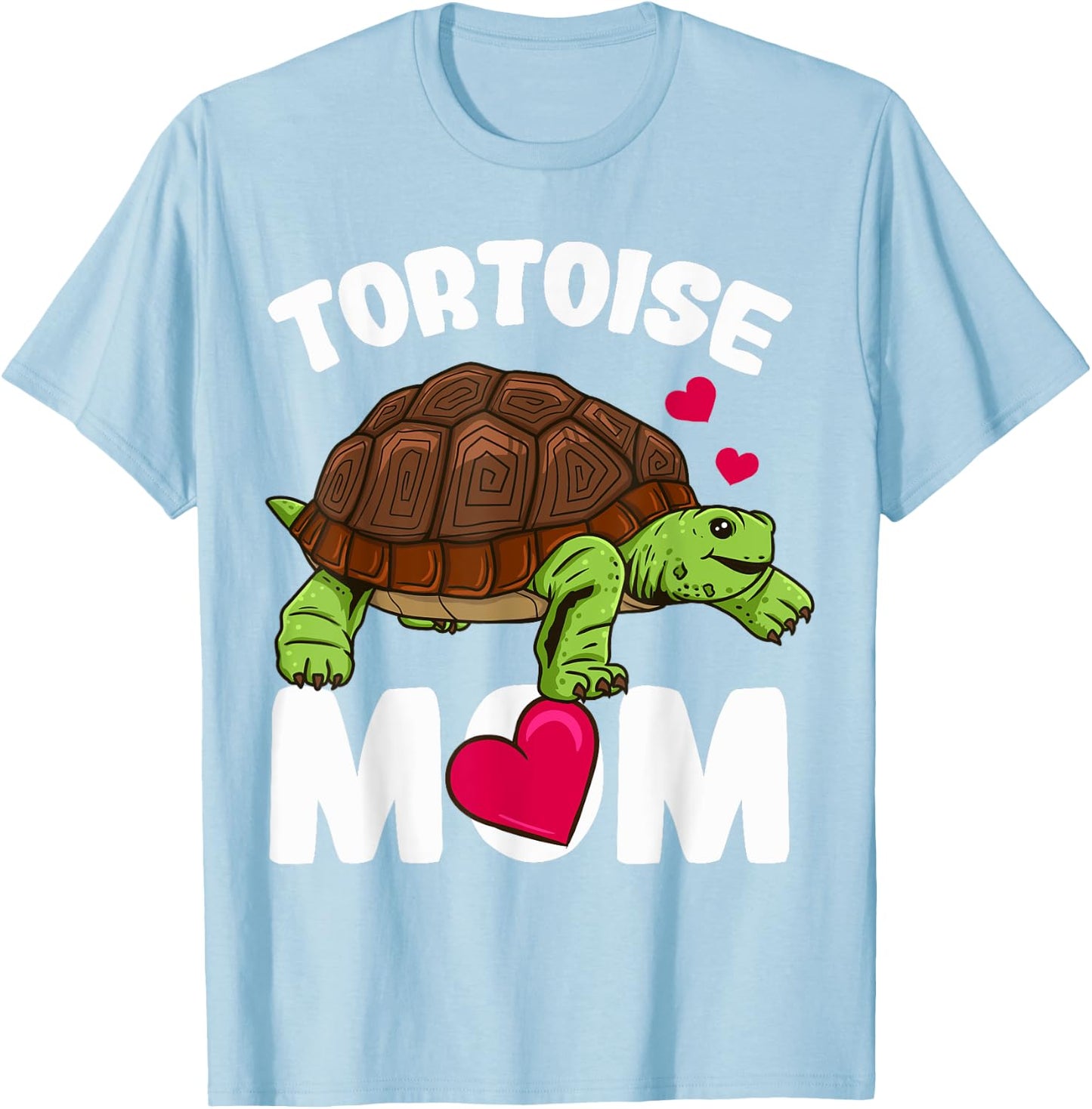 Tortoise Mom T-Shirt - T-Shirt | Light Blue