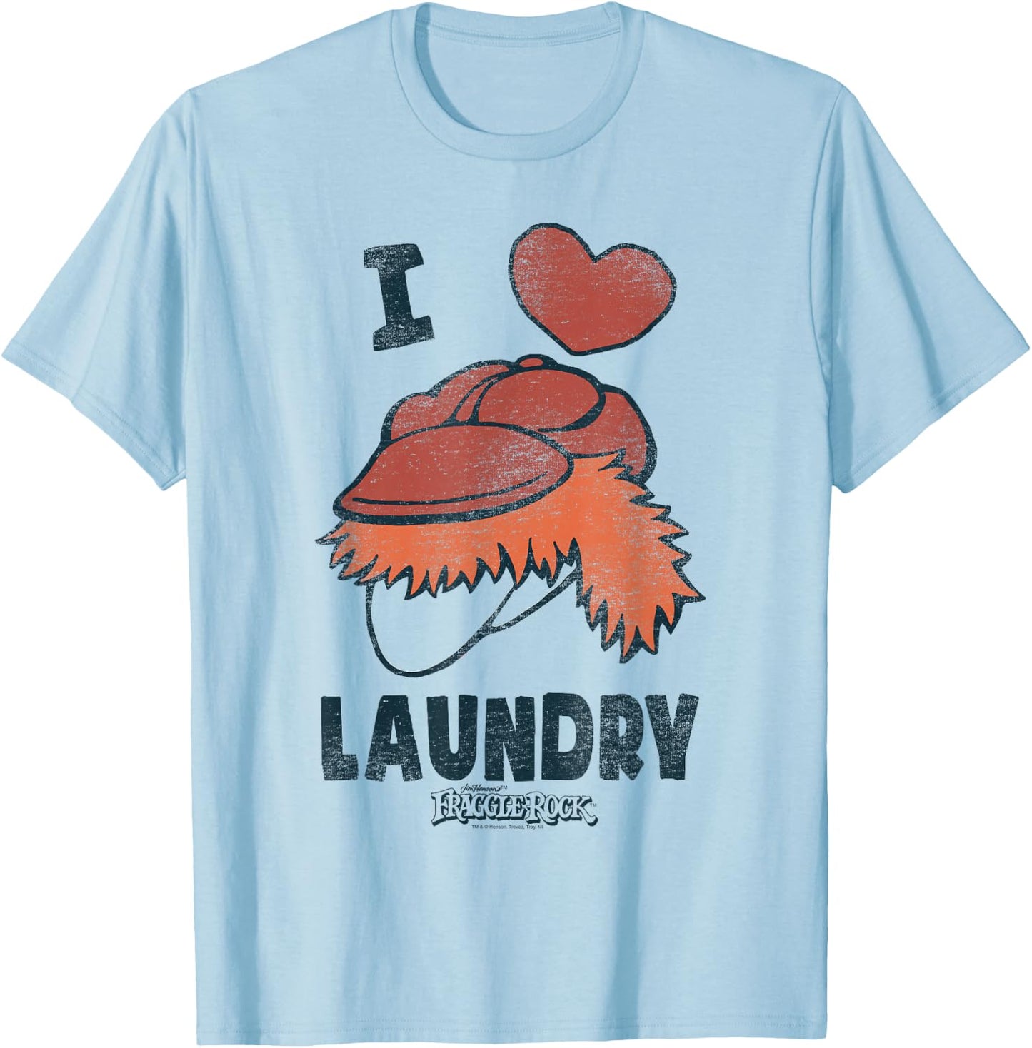 Fraggle Rock Laundry Lover T-Shirt - T-Shirt | Light Blue