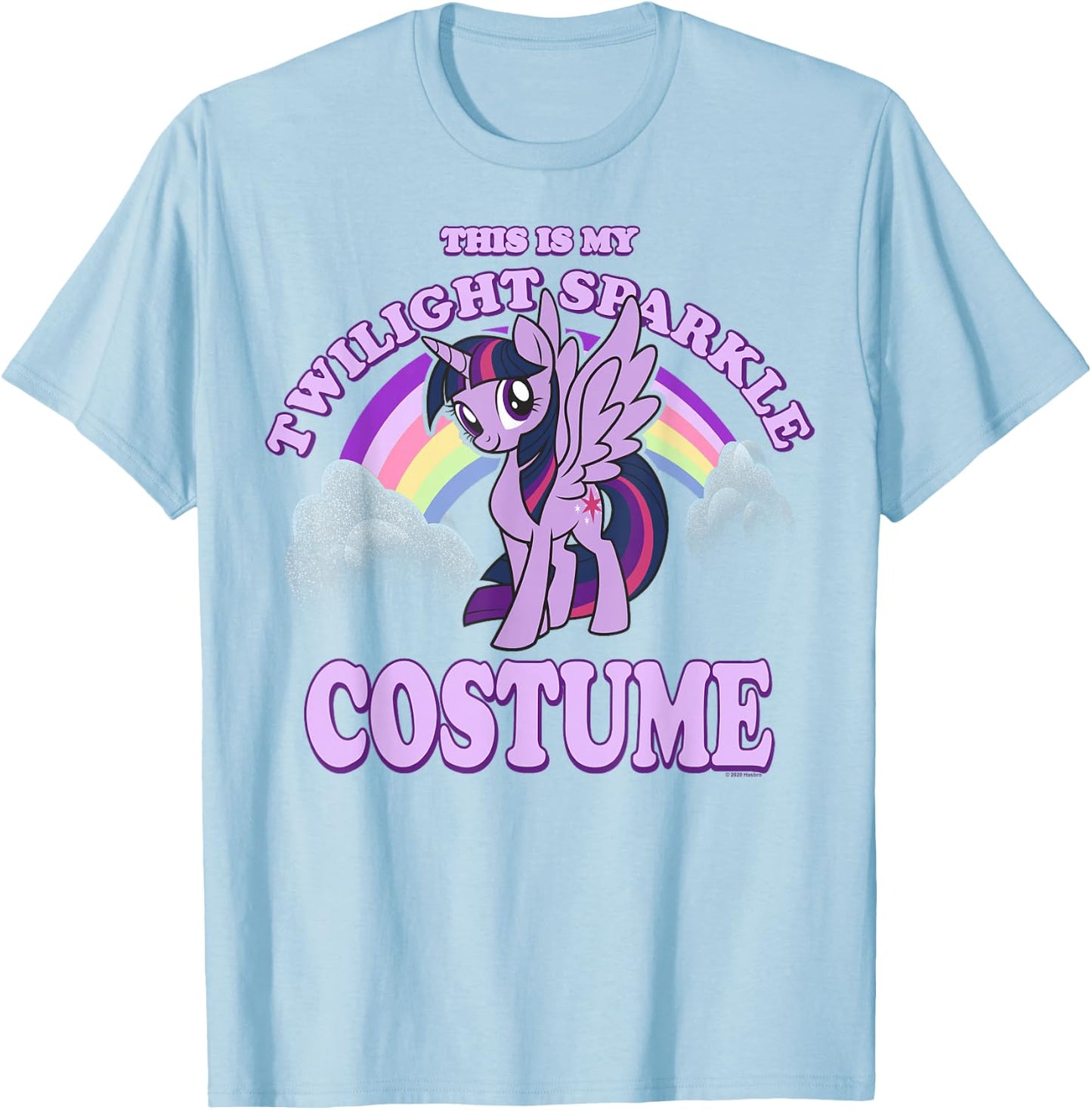 My Little Pony This Is My Twilight Sparkle Halloween Costume T-Shirt - T-Shirt | Light Blue