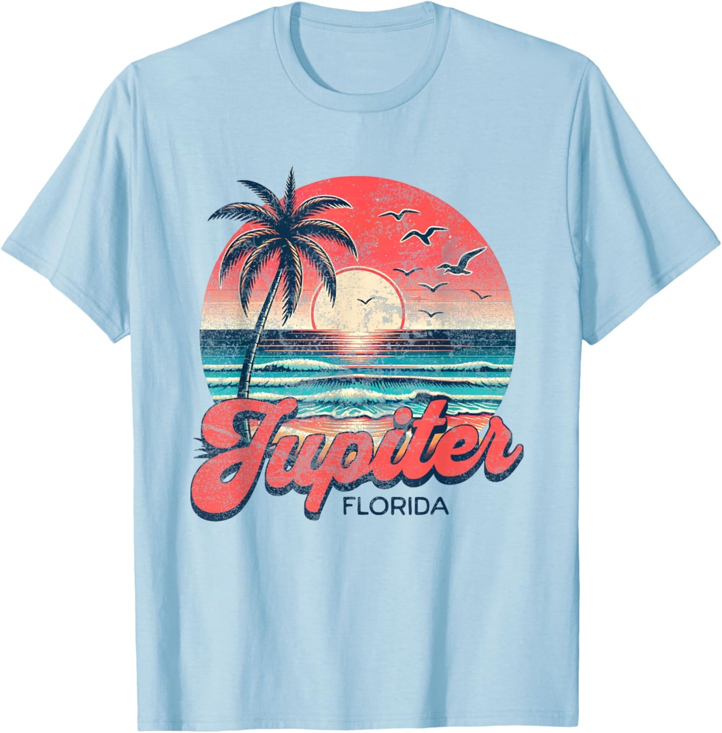 Jupiter Florida T-Shirt - T-Shirt | Light Blue