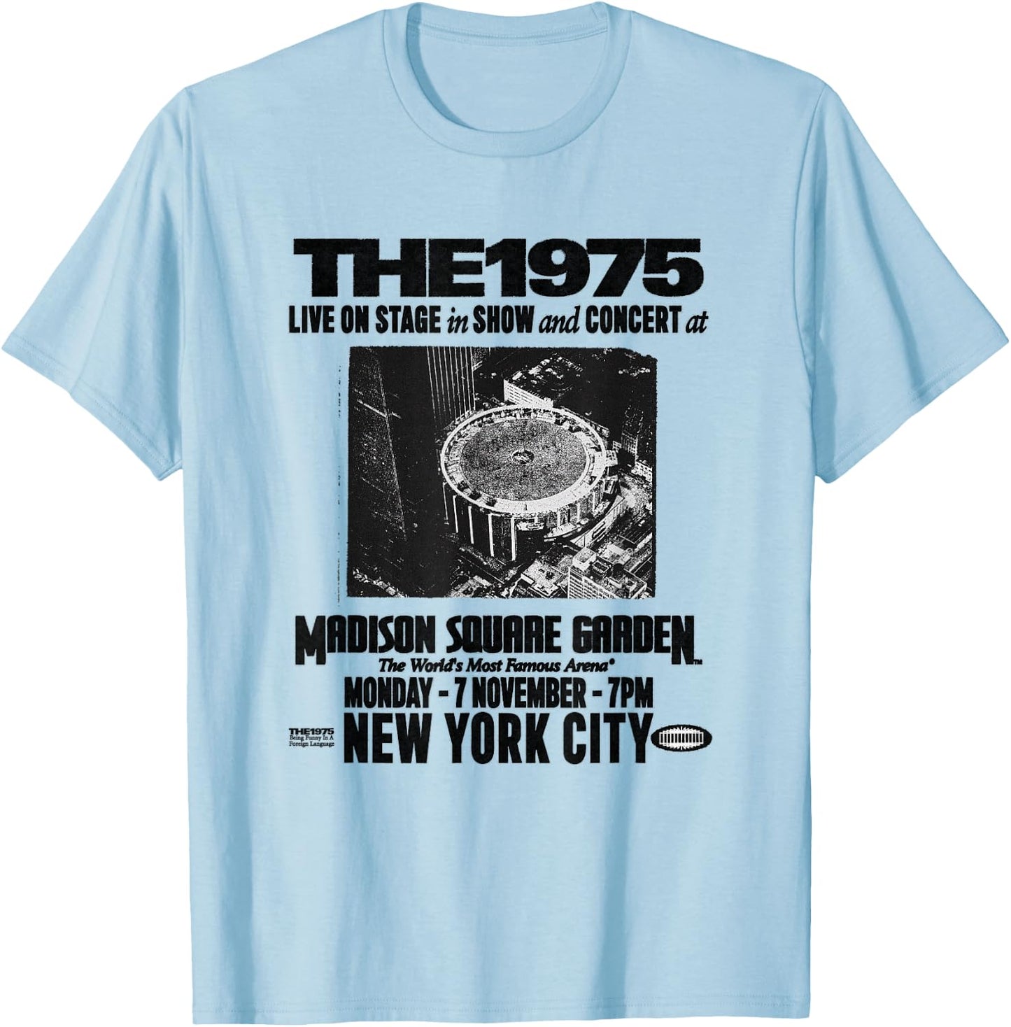 The 1975 Official Live On Stage T-Shirt - T-Shirt | Light Blue