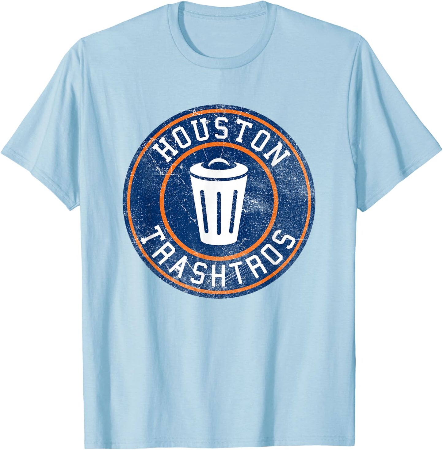 Houston Cheaters Sign Stealing Trashtros Baseball Gift T-Shirt - T-Shirt | Light Blue