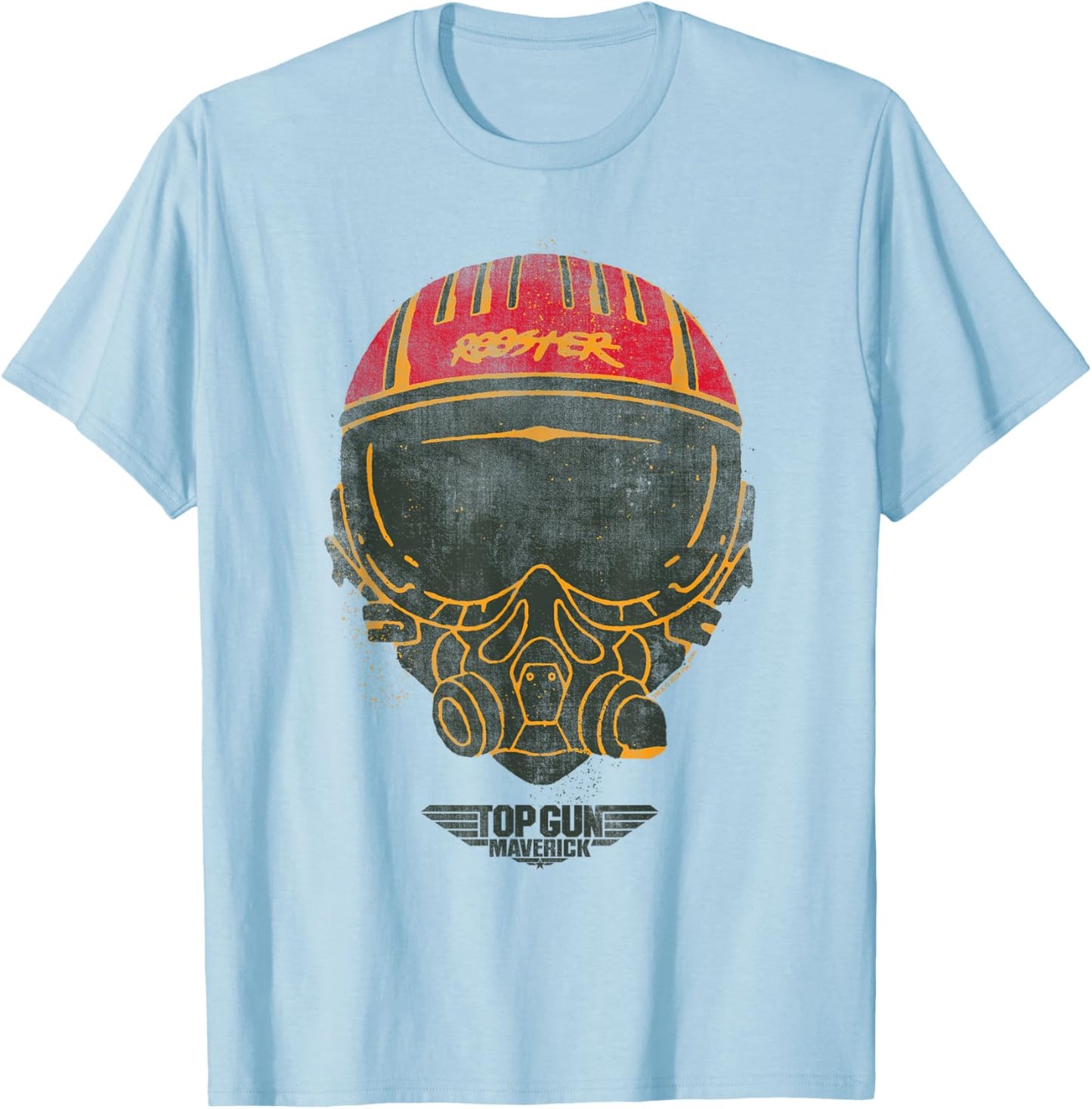 Top Gun Rooster Helmet T-Shirt - T-Shirt | Light Blue