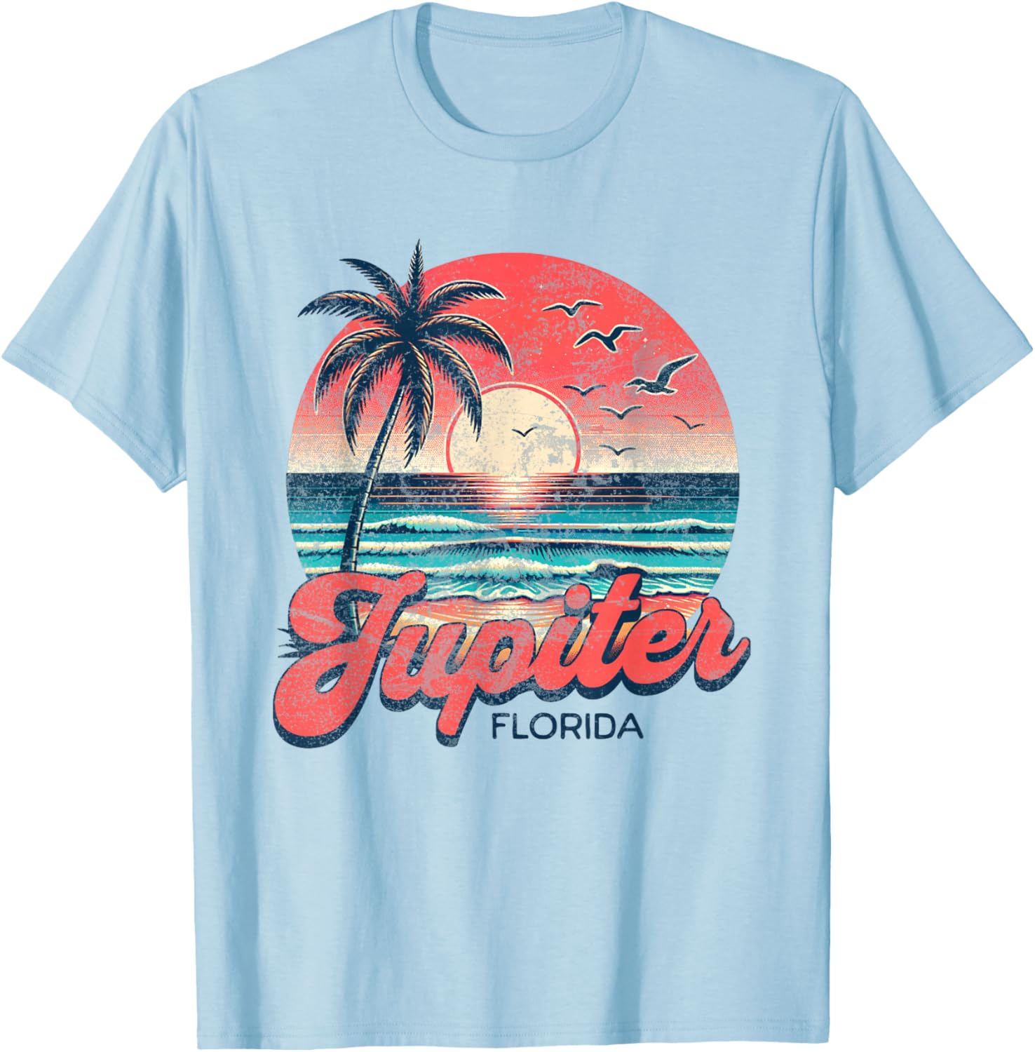 Jupiter Florida T-Shirt - T-Shirt | Light Blue
