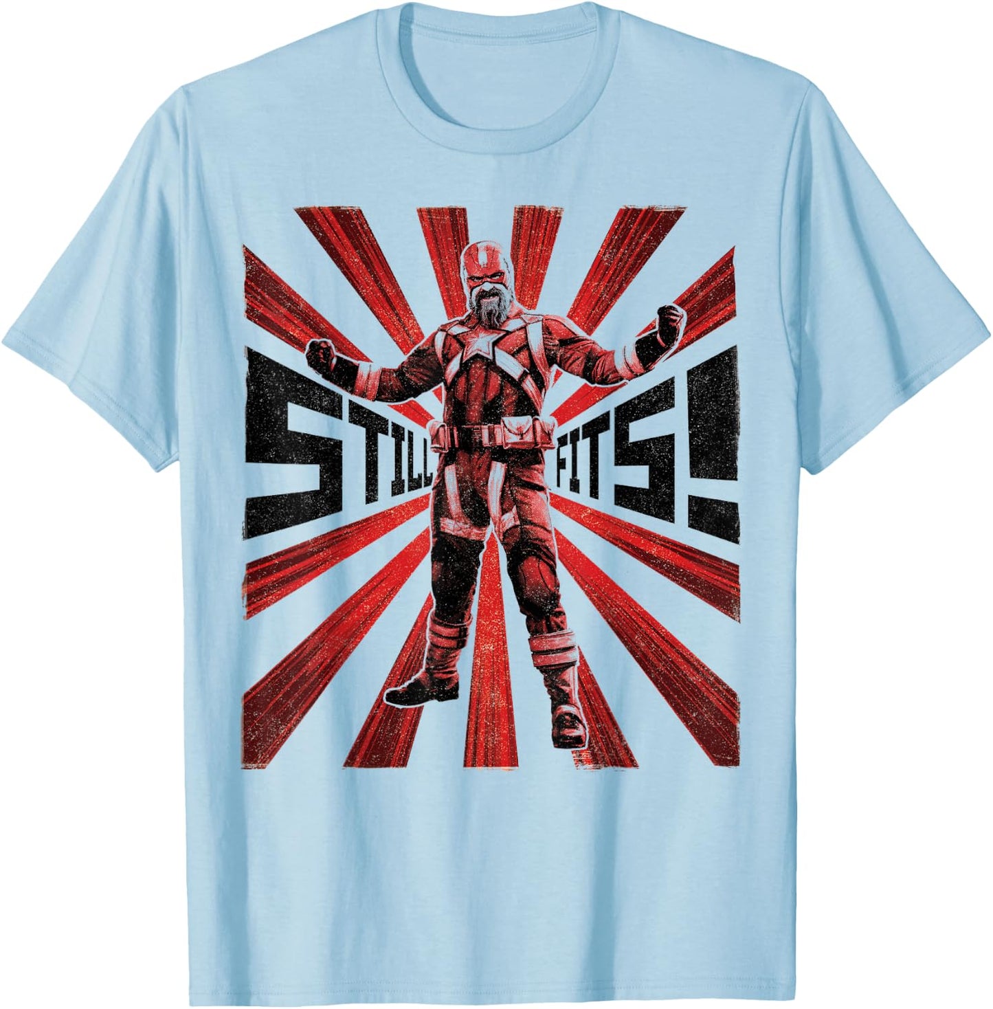Marvel Black Widow Red Guardian Still Fits T-Shirt - T-Shirt | Light Blue