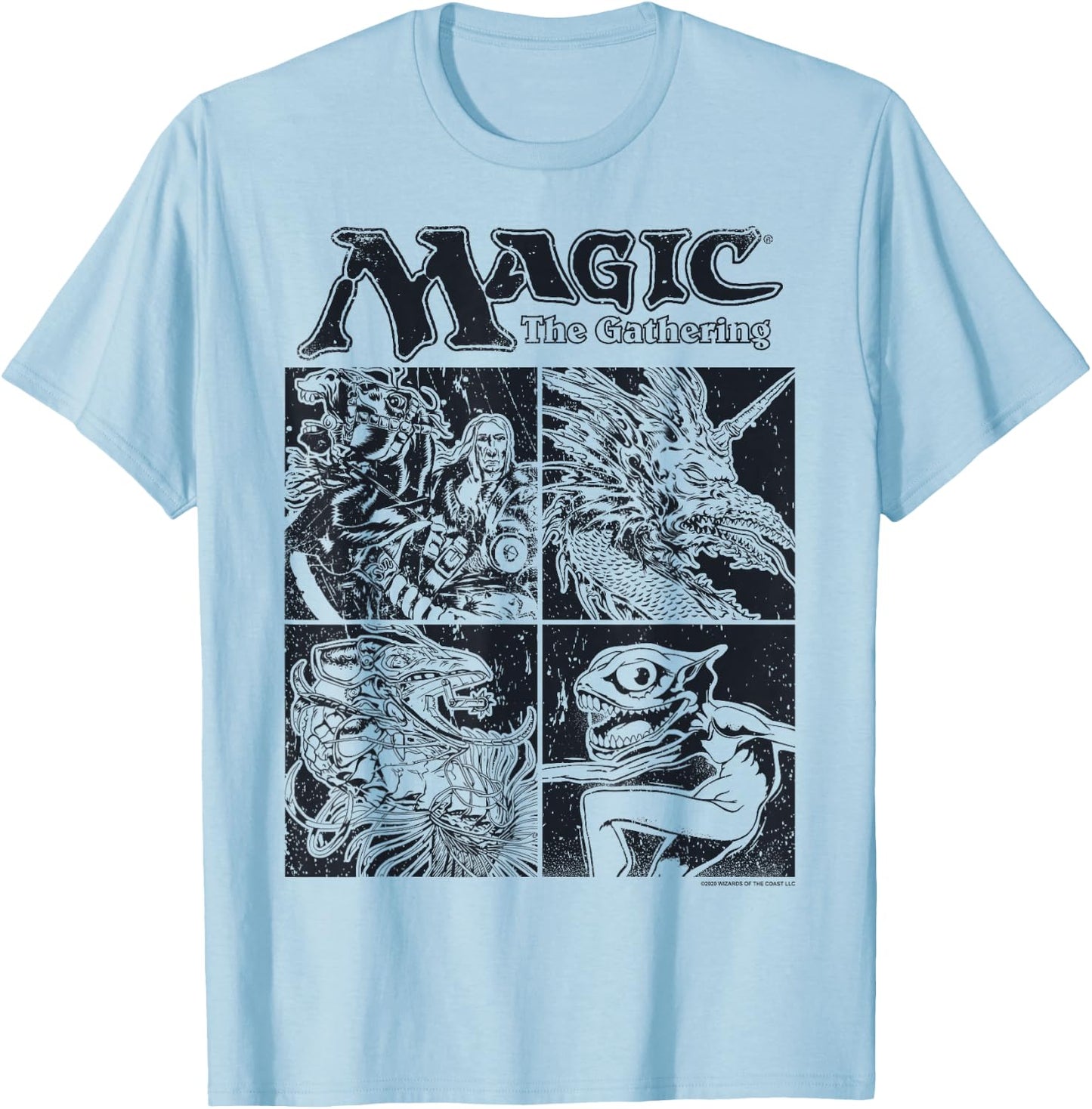 Magic: The Gathering Creature Box Up T-Shirt - T-Shirt | Light Blue