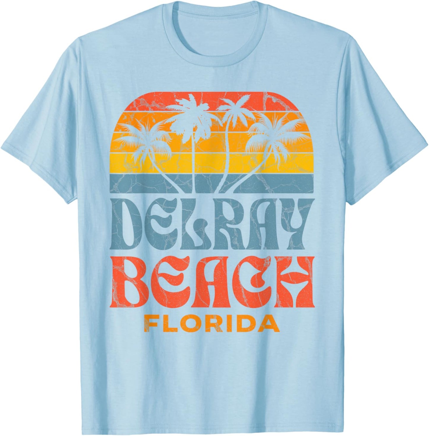 Delray Beach Men Women Kids T-Shirt - T-Shirt | Light Blue