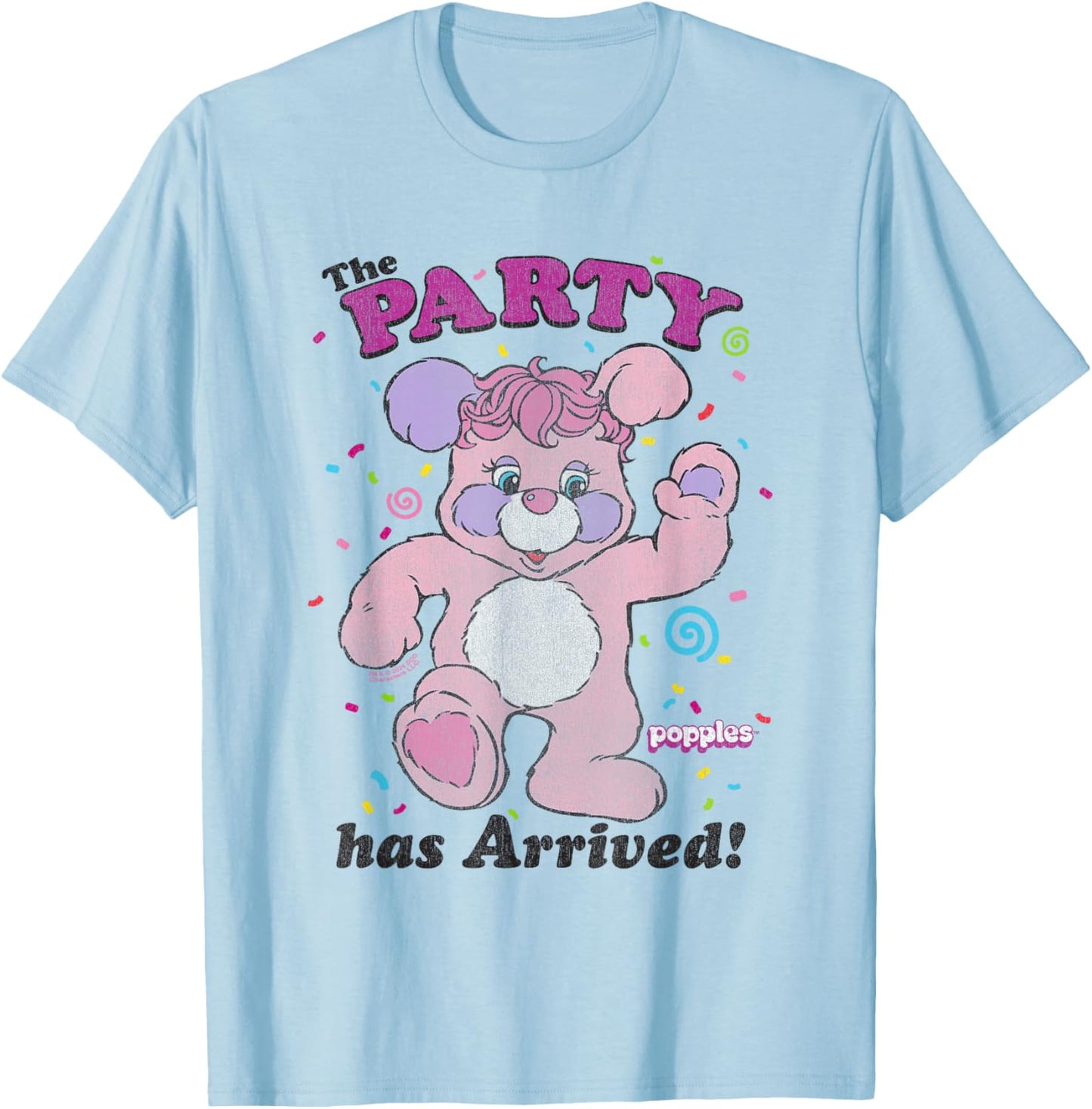 Popples The Party Is Here T-Shirt - T-Shirt | Light Blue