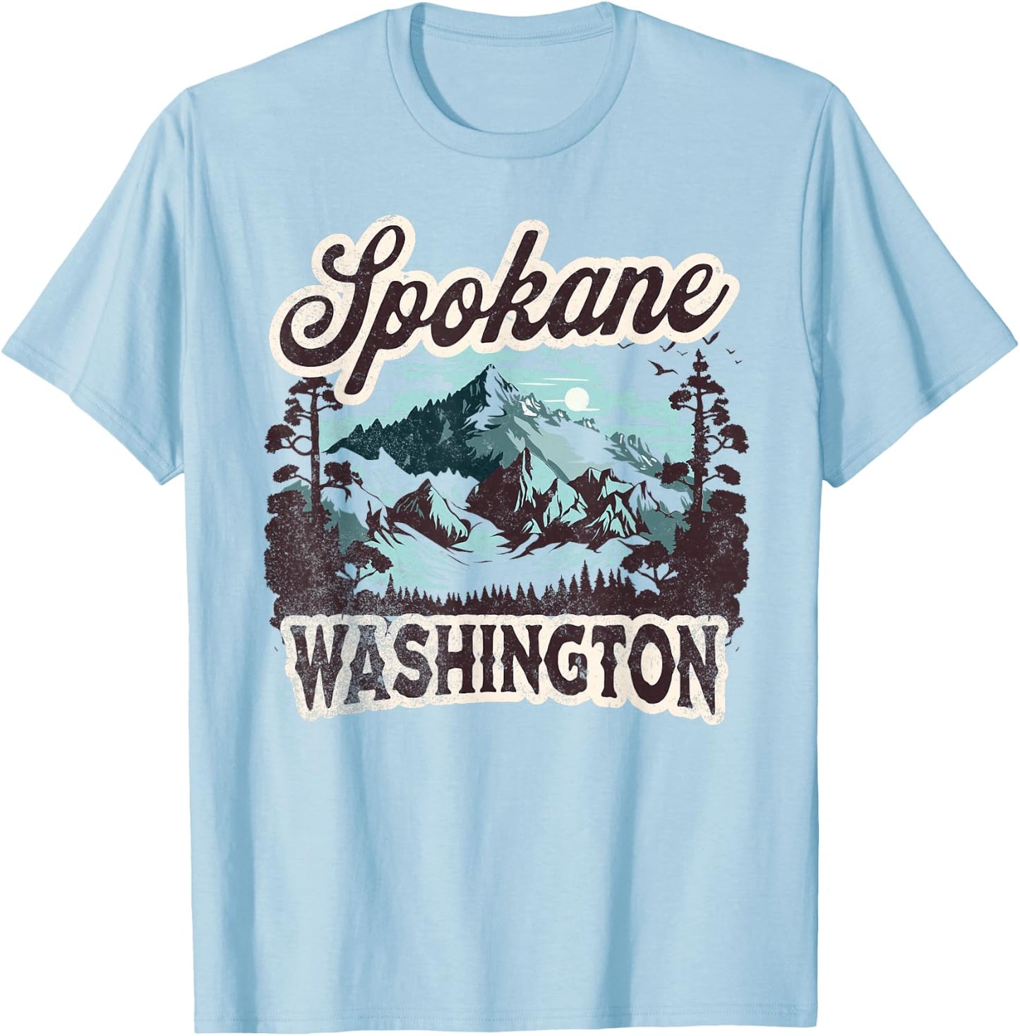 Spokane T-Shirt - T-Shirt | Light Blue