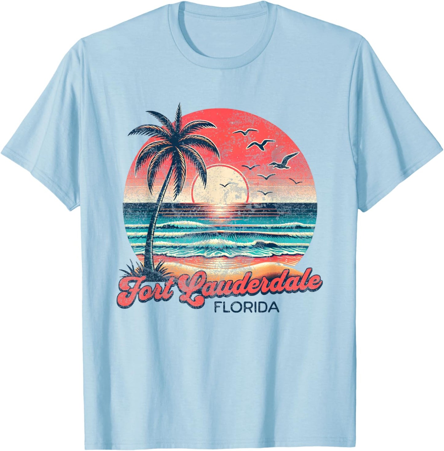 Fort Lauderdale T-Shirt - T-Shirt | Light Blue