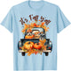 It’s Fall Y’all Miniature Schnauzer Pumpkins Truck Autumn T-Shirt - T-Shirt | Light Blue