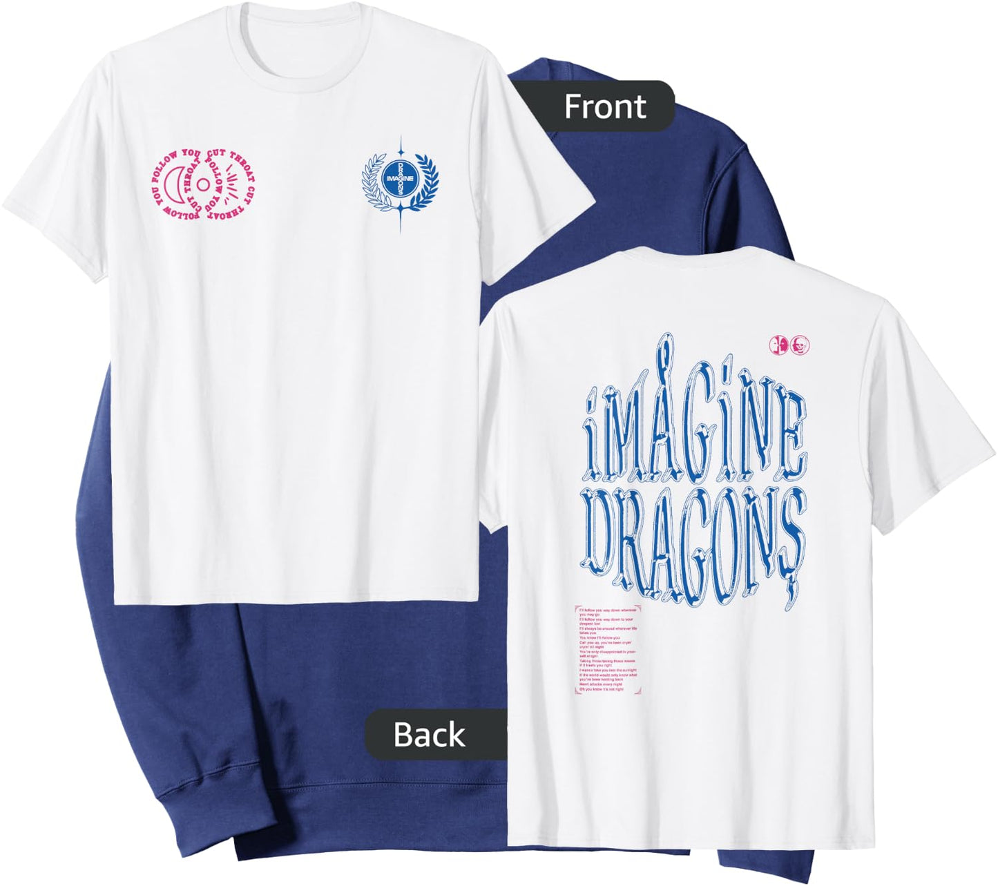 Imagine Dragons Cutthroat Symbols Sweatshirt - Sweatshirt | Navy