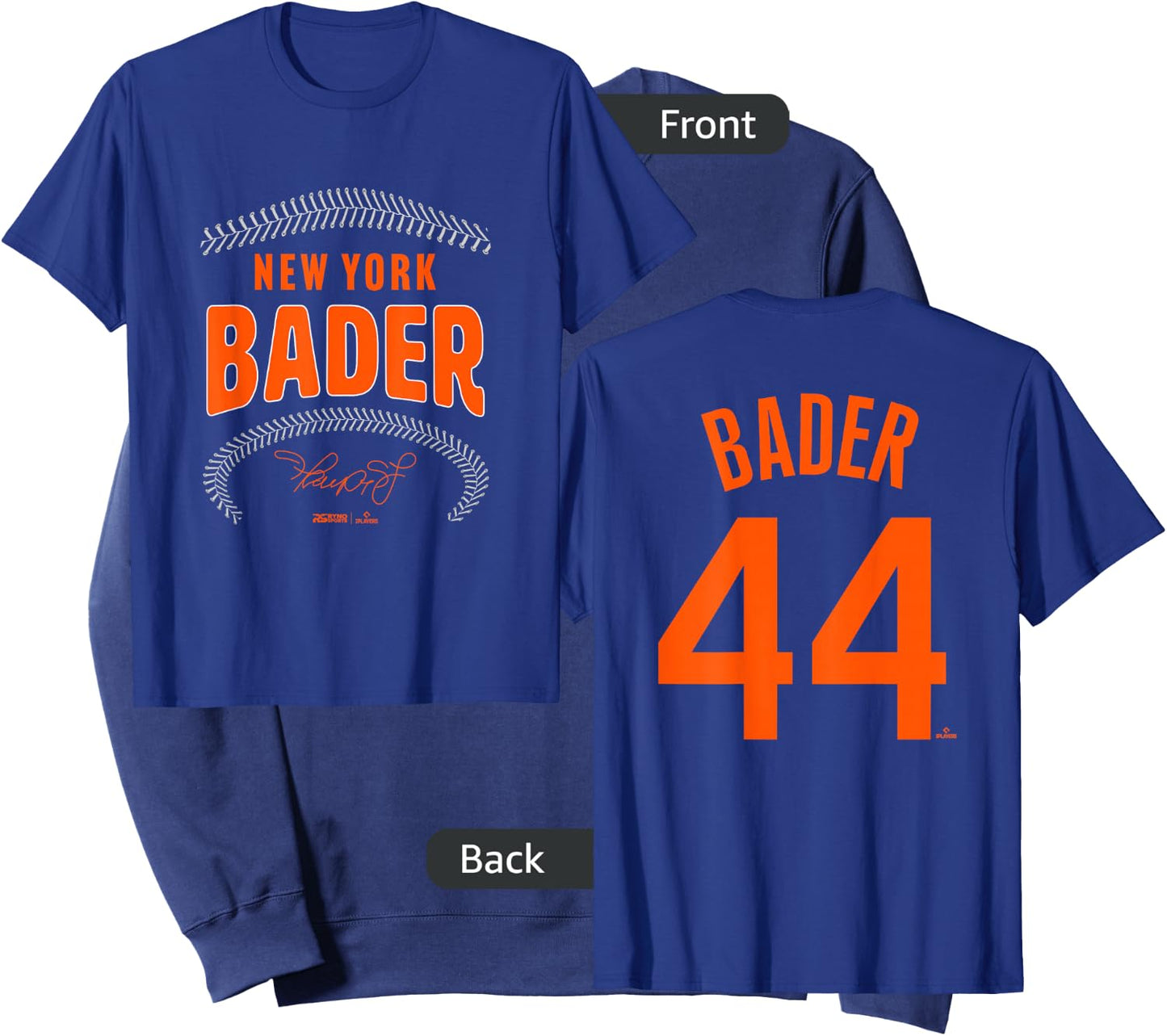 Harrison Bader New York Name & Number (Front & Back) Sweatshirt - Sweatshirt | Navy