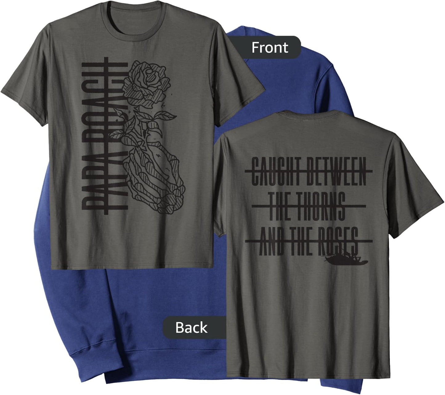 Papa Roach - Official Merchandise - Thorns Sweatshirt - Sweatshirt | Navy