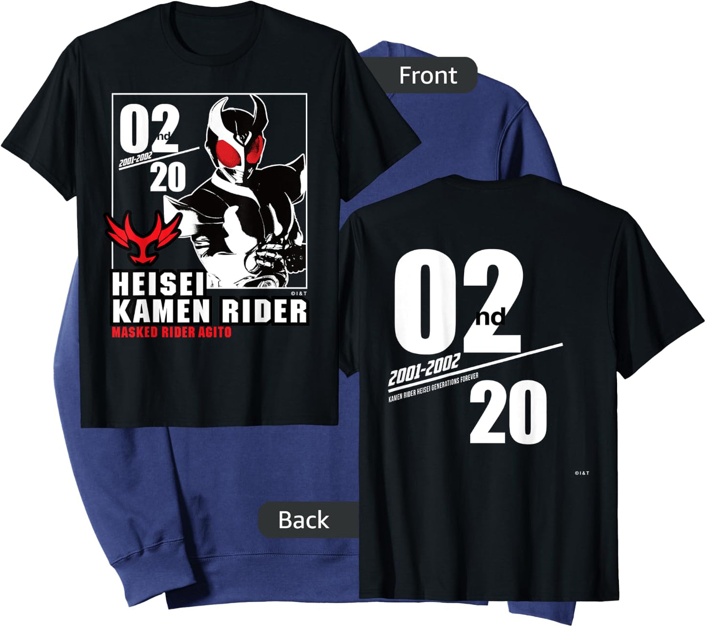 Kamen Rider Agito Heisei Rider Anniversary Sweatshirt - Sweatshirt | Navy