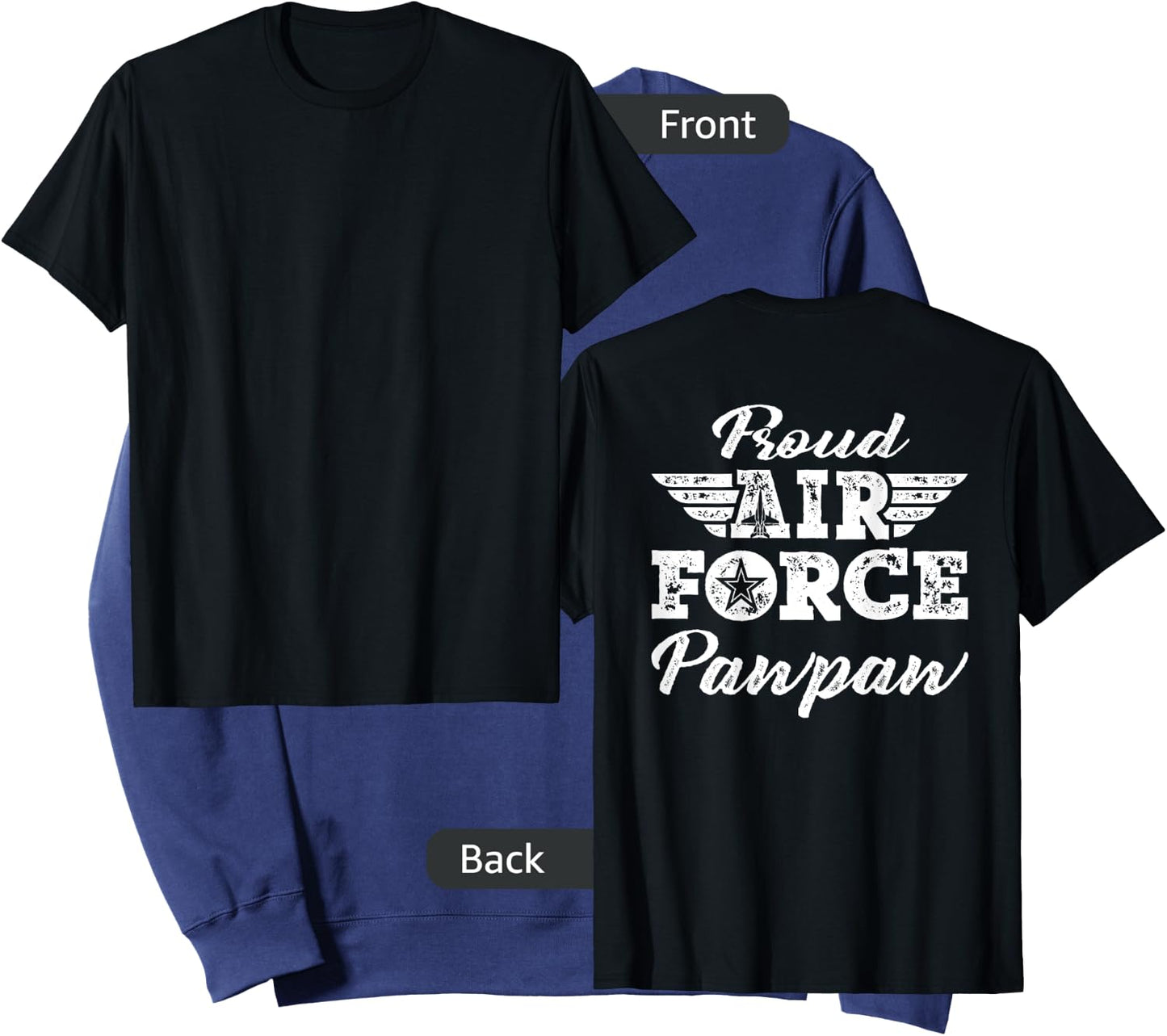 Proud US Air Force Pawpaw Pride Military Family Grandpa Gift Sweatshirt - Sweatshirt | Navy