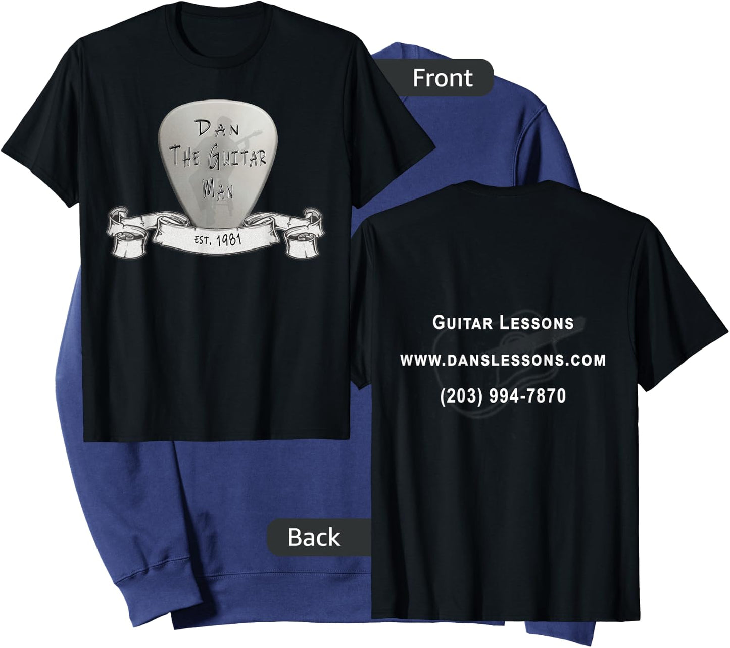 Dan The Guitar Man Sweatshirt - Sweatshirt | Navy
