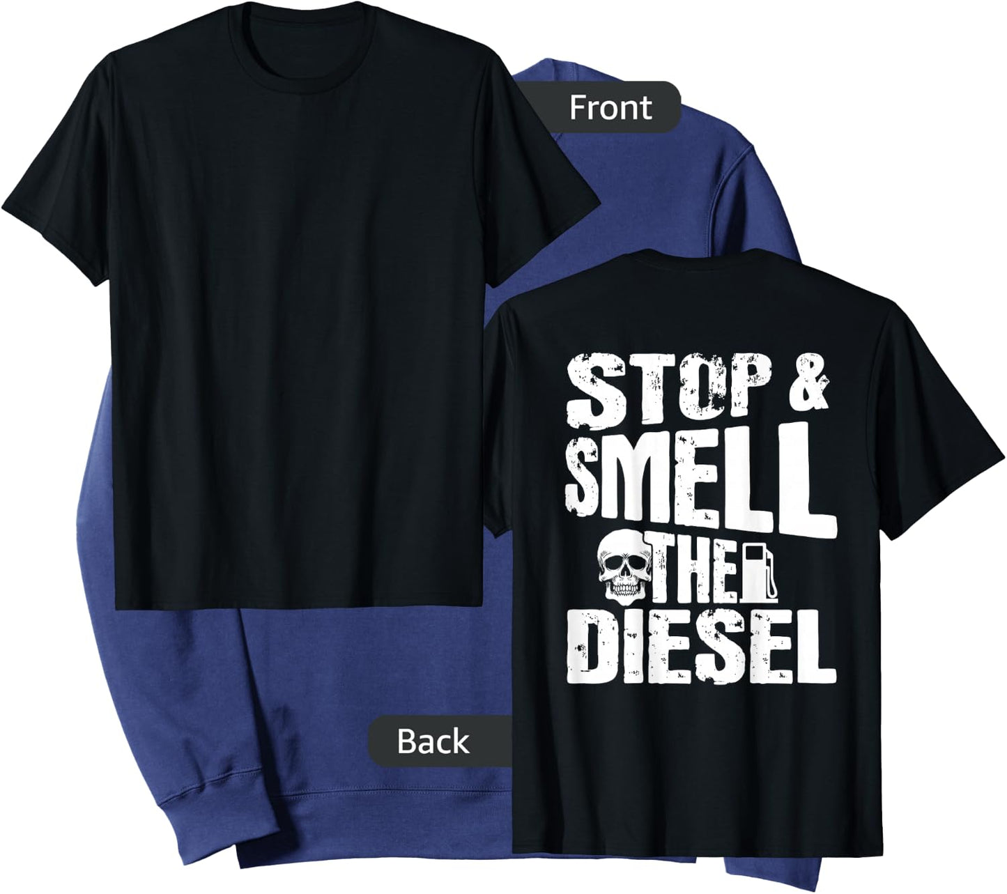 Diesel Mechanic Gifts Design On Back Sweatshirt - Sweatshirt | Navy