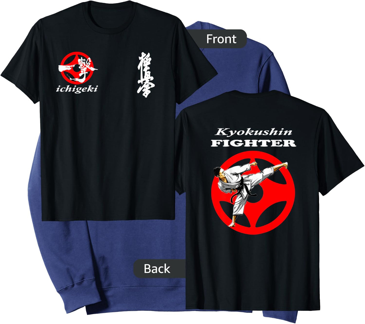 kyokushin karate kyokushinkai Oyama training sparring gym gi Sweatshirt - Sweatshirt | Navy