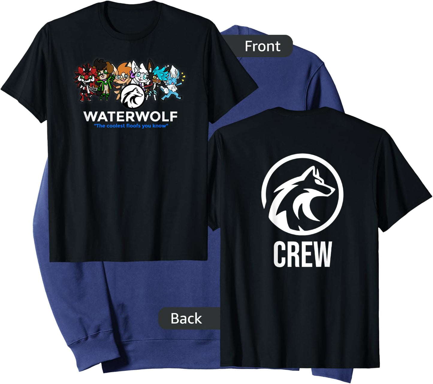 Waterwolf Floofs Sweatshirt - Sweatshirt | Navy