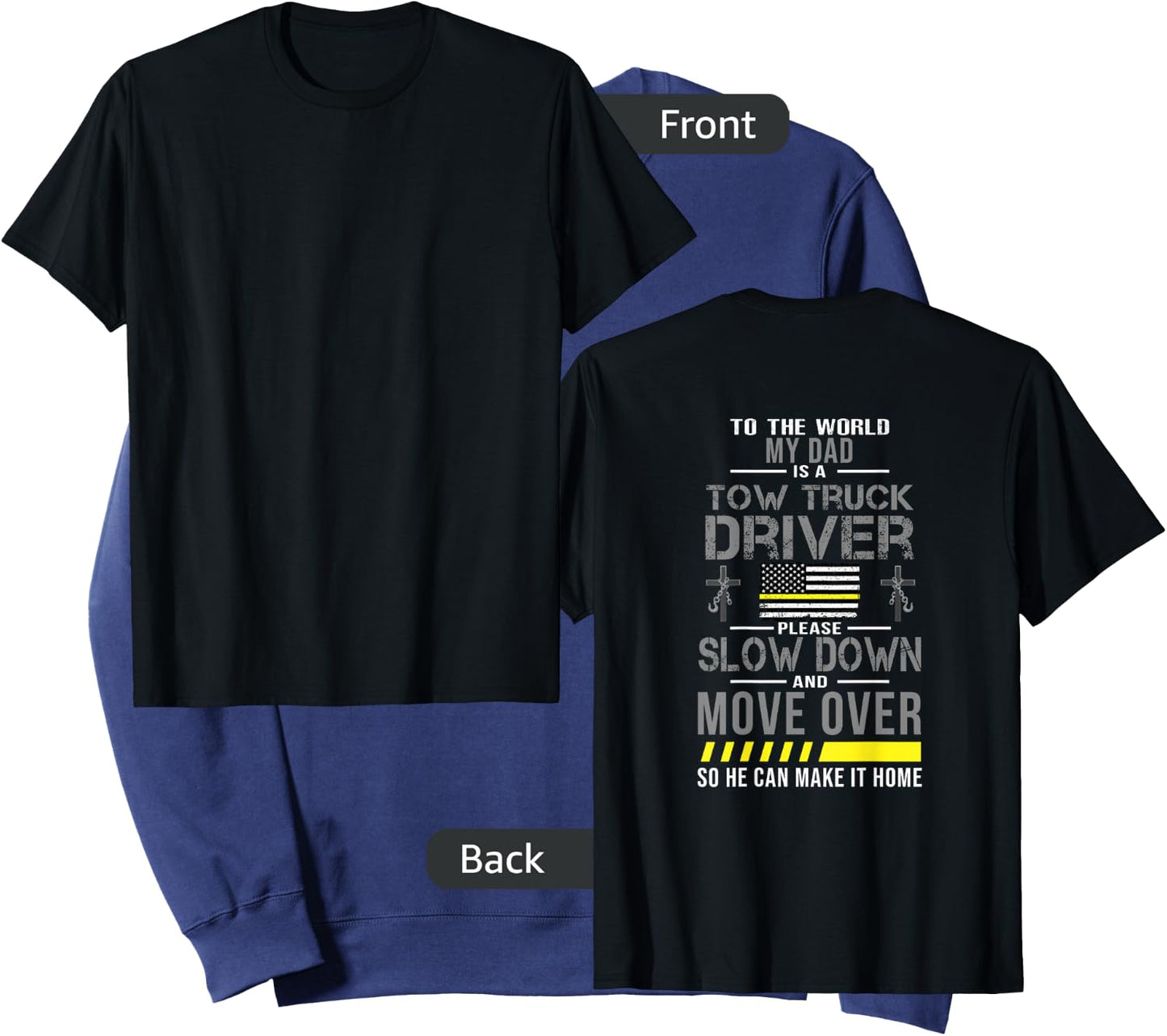 My Dad Is A Tow Truck Operator Sweatshirt - Sweatshirt | Navy
