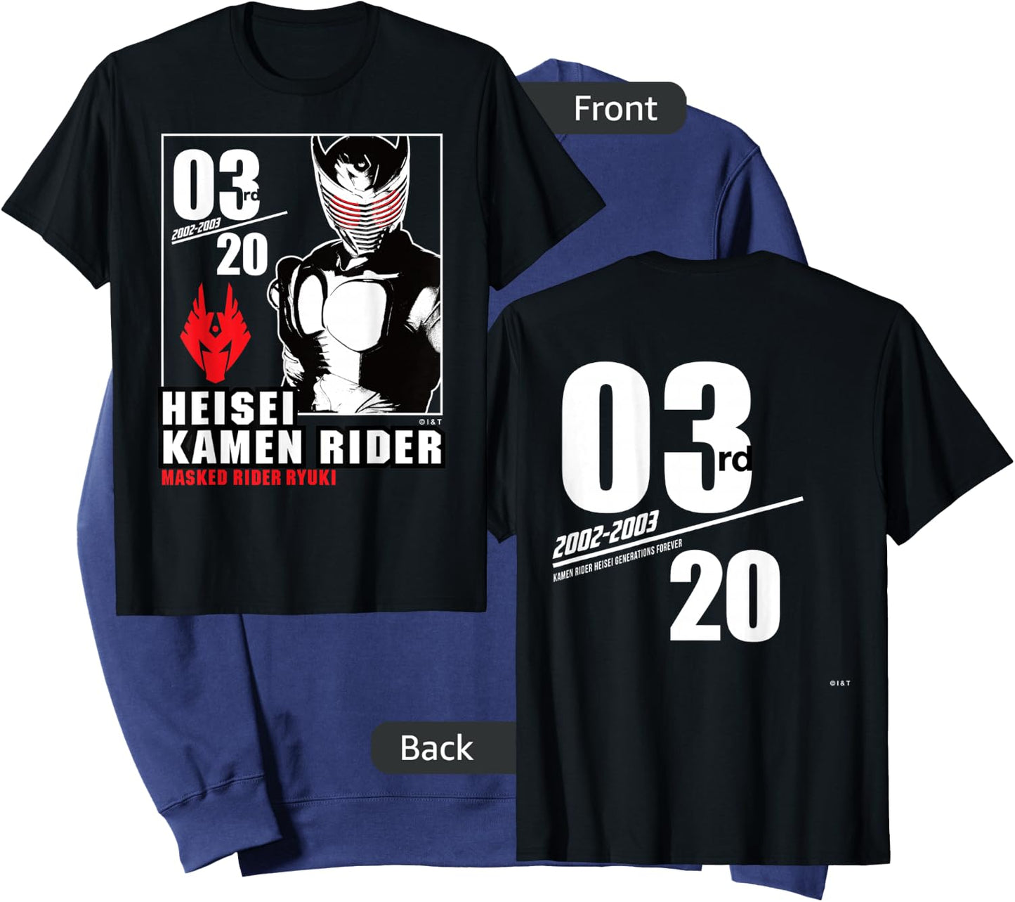Kamen Rider Ryuki Heisei Rider Anniversary Sweatshirt - Sweatshirt | Navy