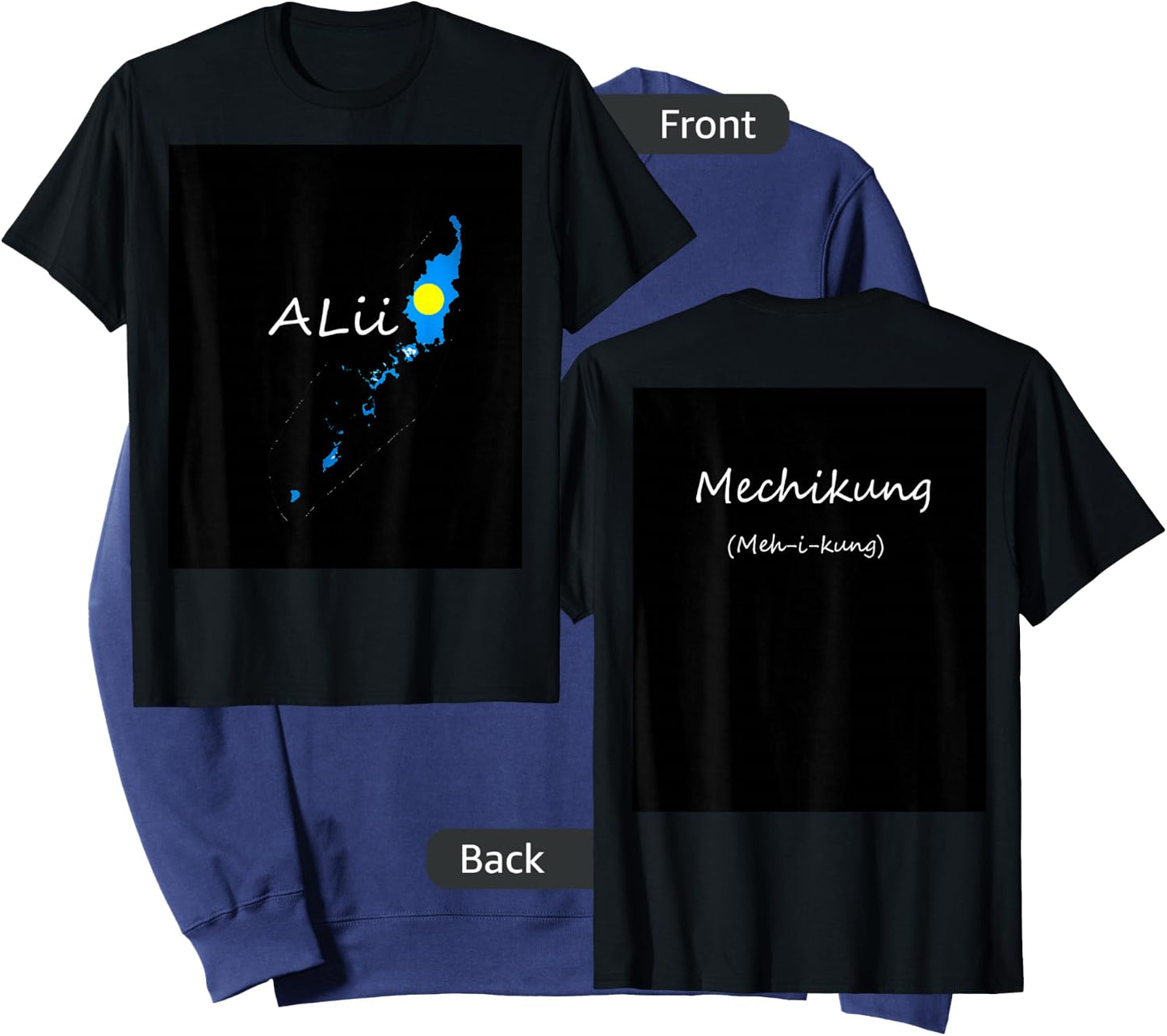 Language of Palau Sweatshirt - Sweatshirt | Navy
