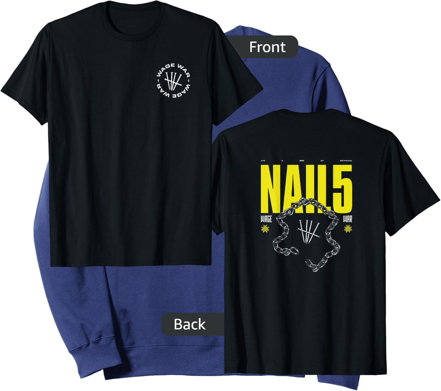 Wage War - NAIL5 Sweatshirt - Sweatshirt | Navy