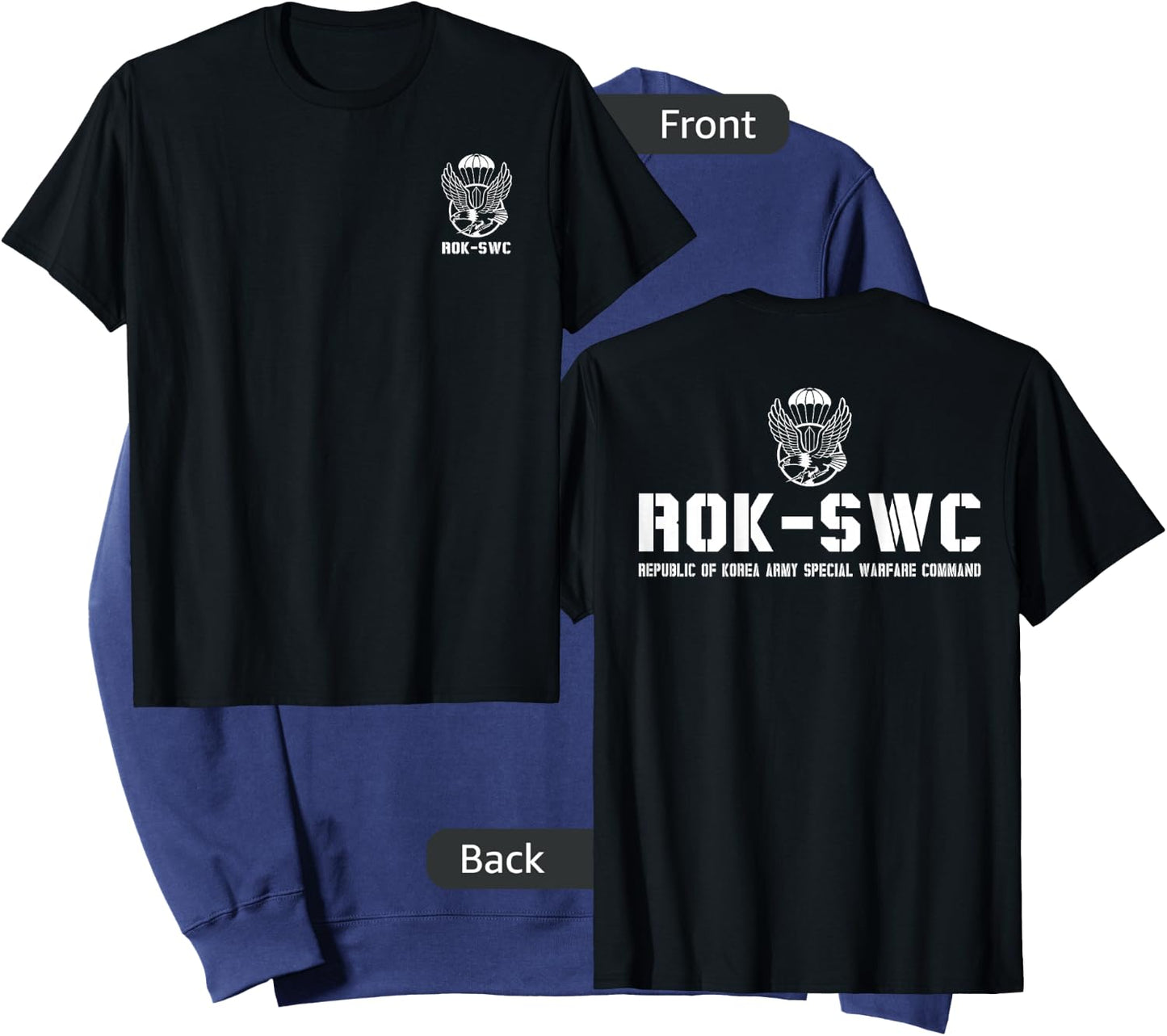 Republic of Korea ROK Army Special Forces Black Berets Sweatshirt - Sweatshirt | Navy