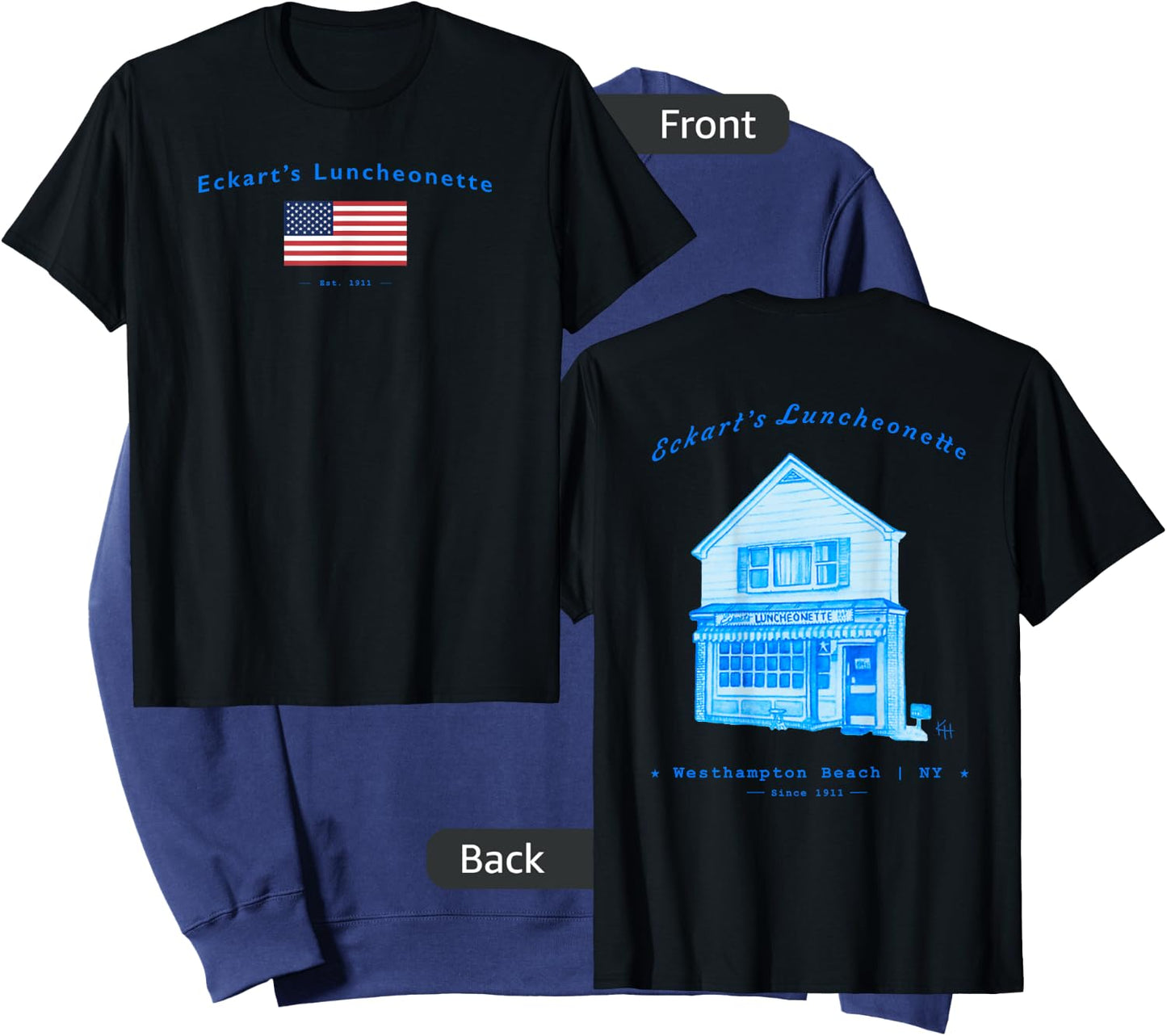 Eckart's Luncheonette Westhampton Beach Sweatshirt - Sweatshirt | Navy