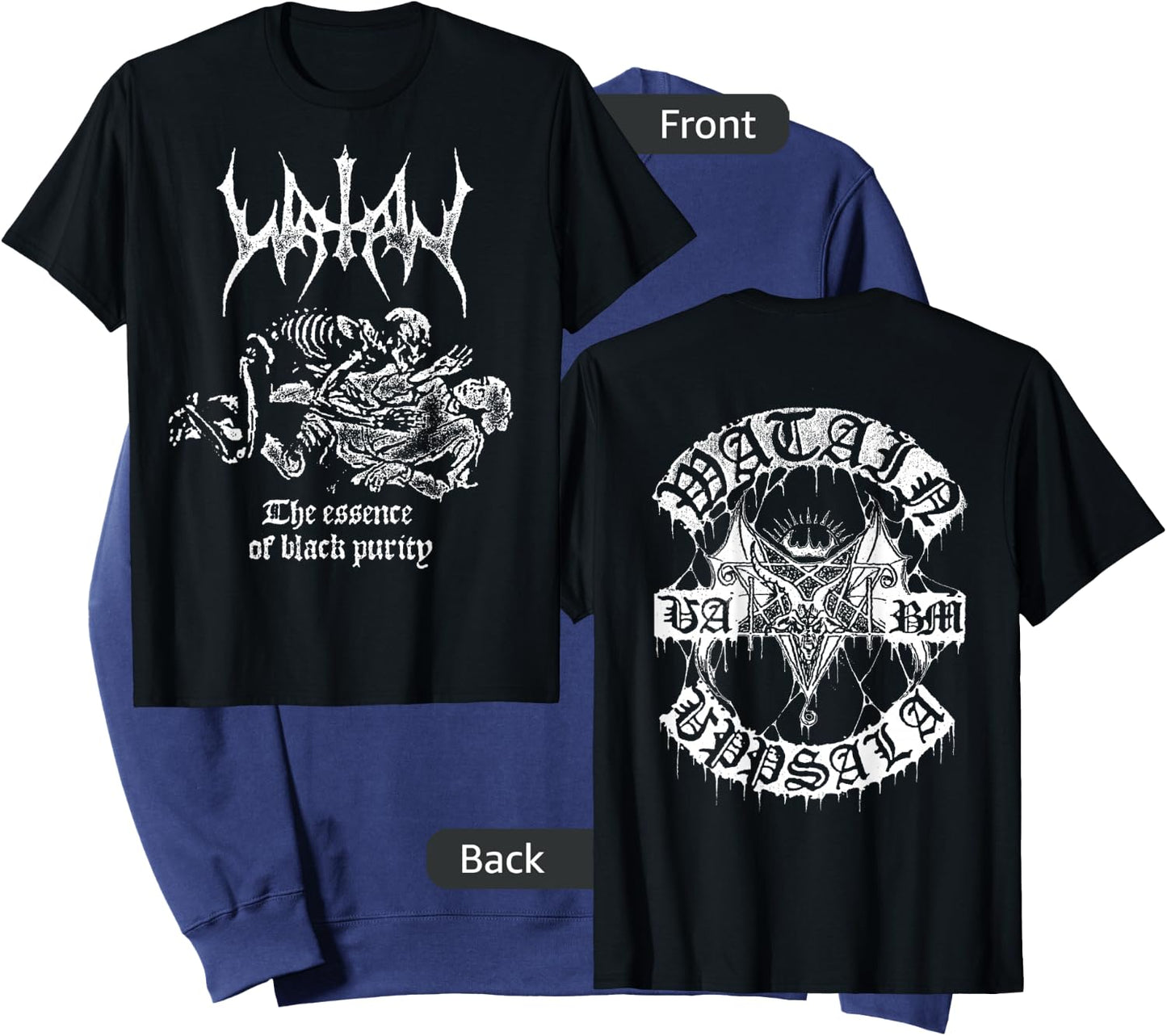 Watain - Essence of Black - Official Merchandise Sweatshirt - Sweatshirt | Navy