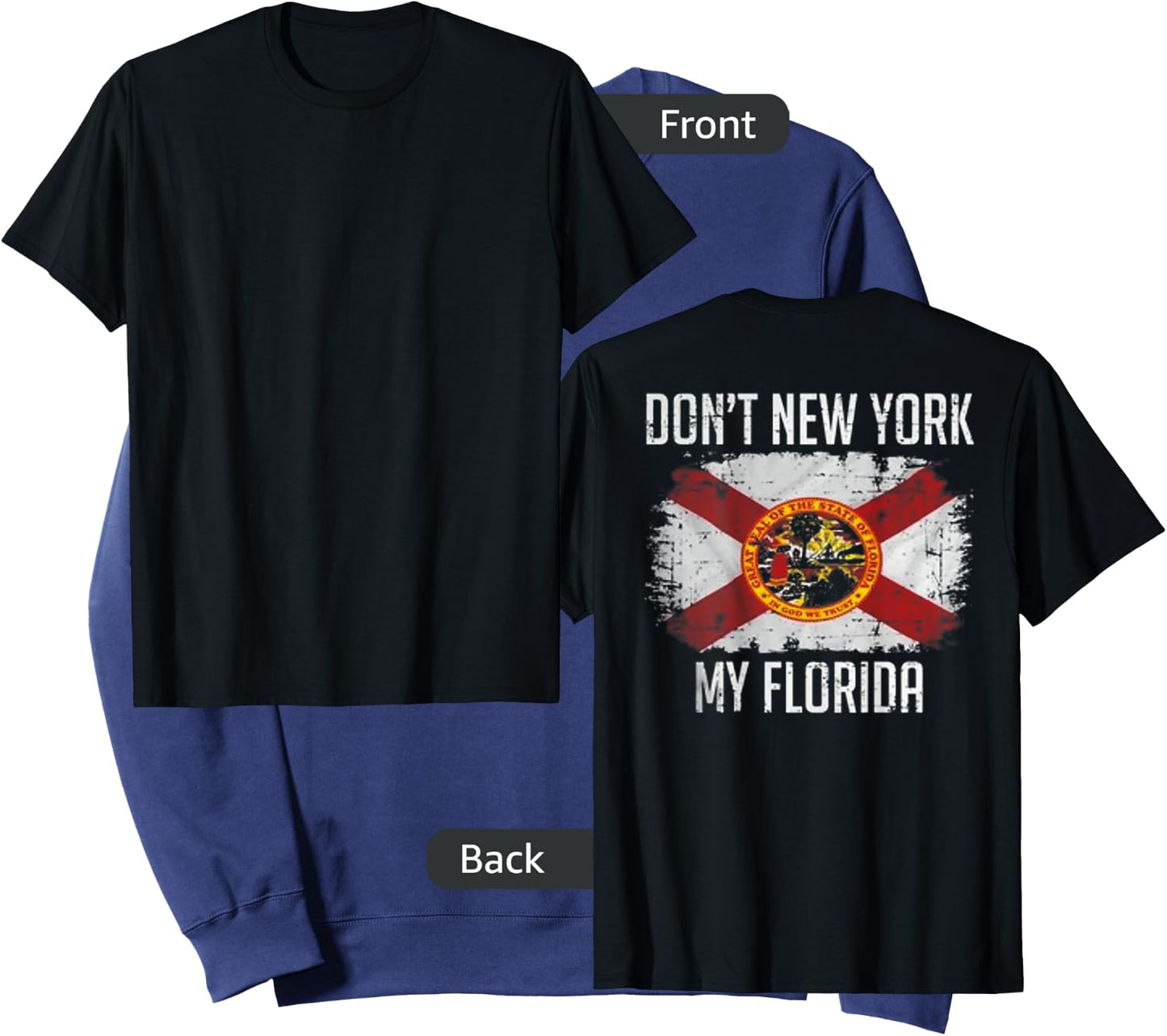 Don't New York My Florida On back Sweatshirt - Sweatshirt | Navy