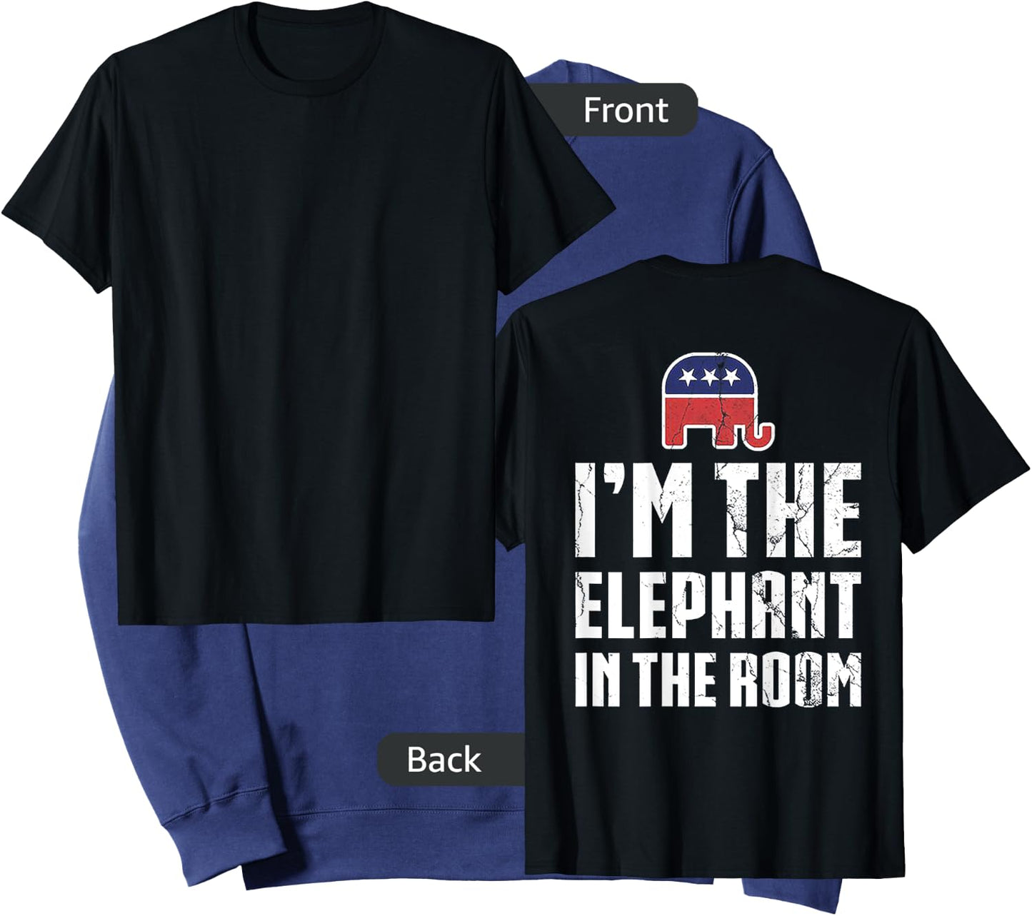 I'm The Elephant In The Room (on back) Sweatshirt - Sweatshirt | Navy