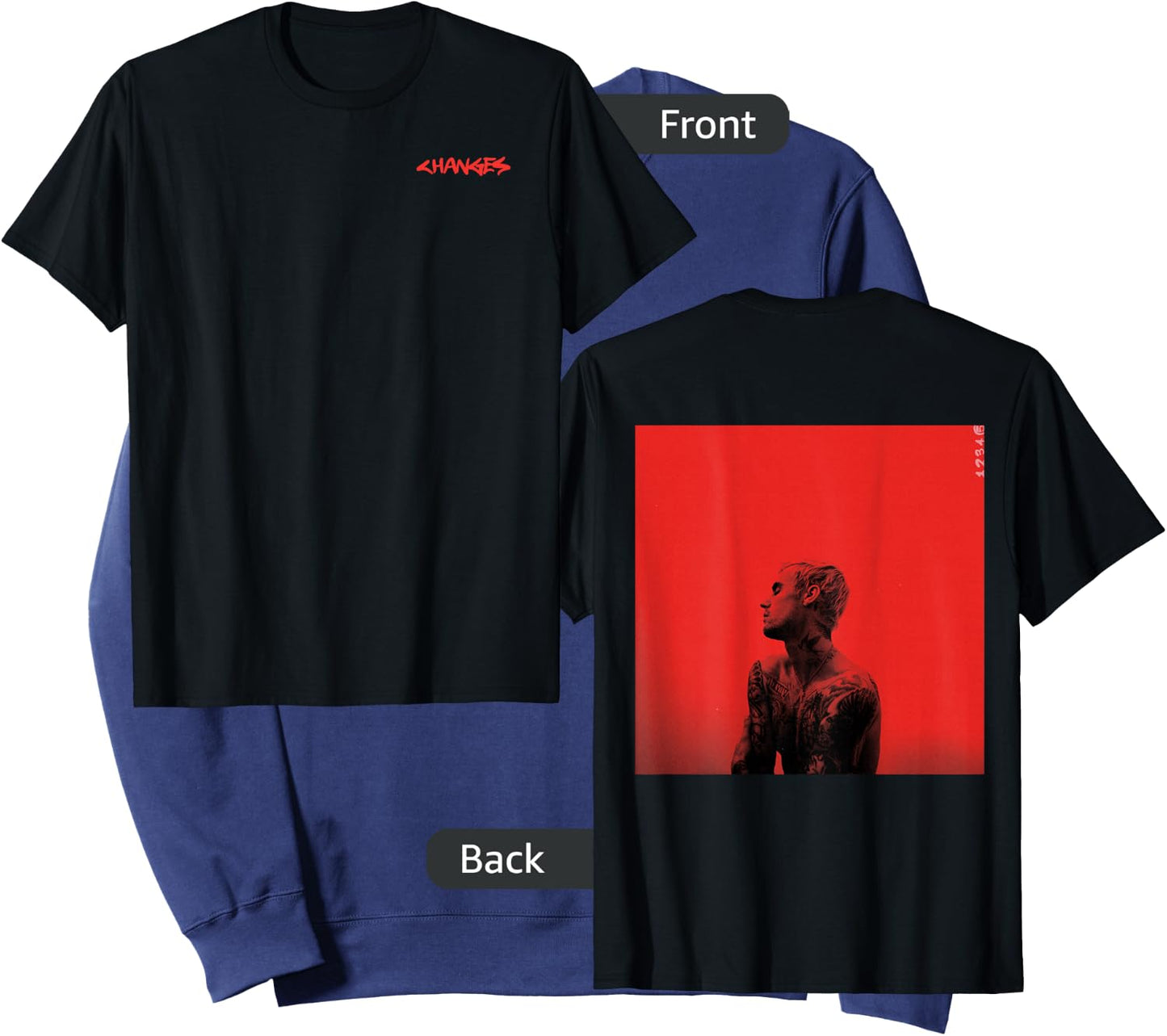 Justin Bieber Changes Cover Sweatshirt - Sweatshirt | Navy
