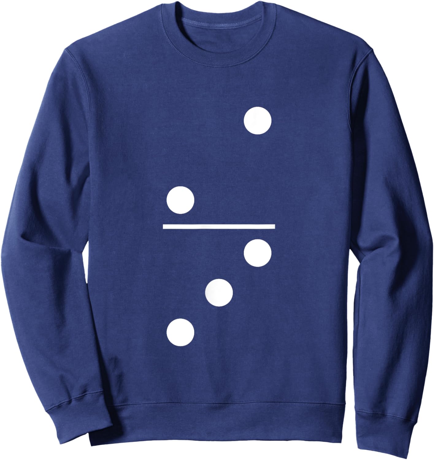 Two Three Domino 2 and 3 White Dots 2-3 Weekend Games 2/3 Sweatshirt - Sweatshirt | Navy
