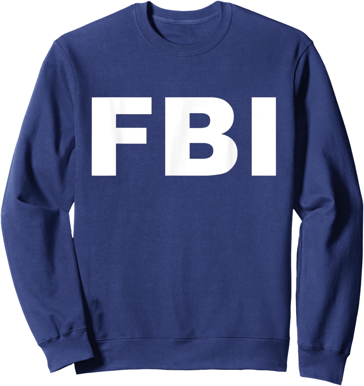 FBI Carnival Fancy Dress Costume Boys Top Premium Sweatshirt - Sweatshirt | Navy