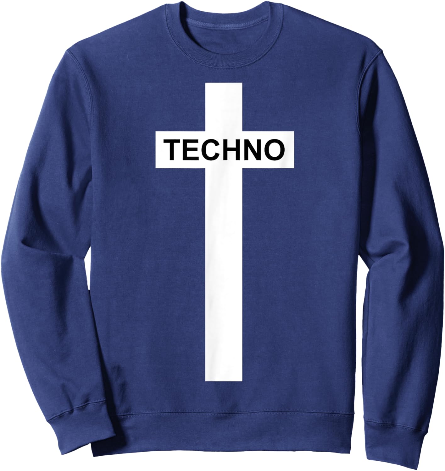 Made in Berghain Techno Religion - Techno Gift Sweatshirt - Sweatshirt | Navy