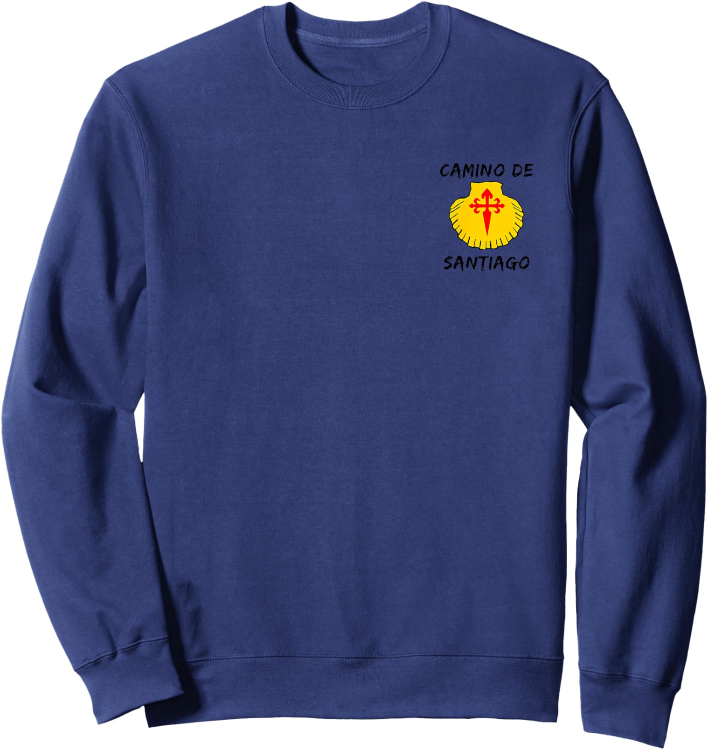 Buen Camino de Santiago de Compostela St James Way Pocket Sweatshirt - Sweatshirt | Navy