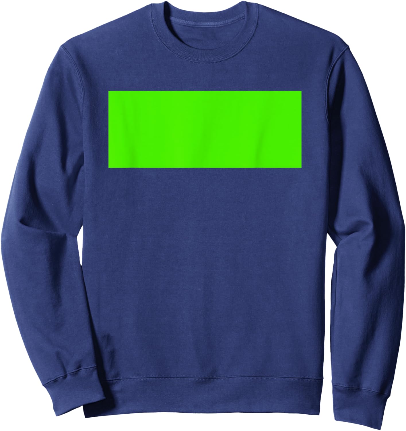 Green Screen Design Chroma Key Photo Video Effect Sweatshirt - Sweatshirt | Navy