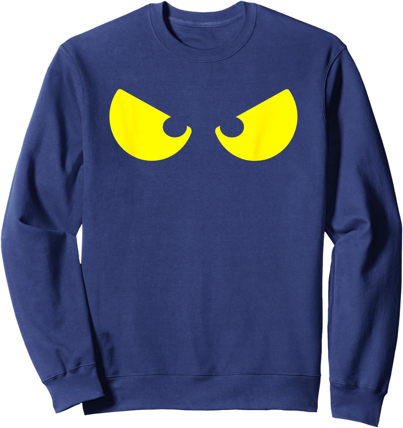 Scary Monster Eyes Funny Googly Eye Sweatshirt - Sweatshirt | Navy