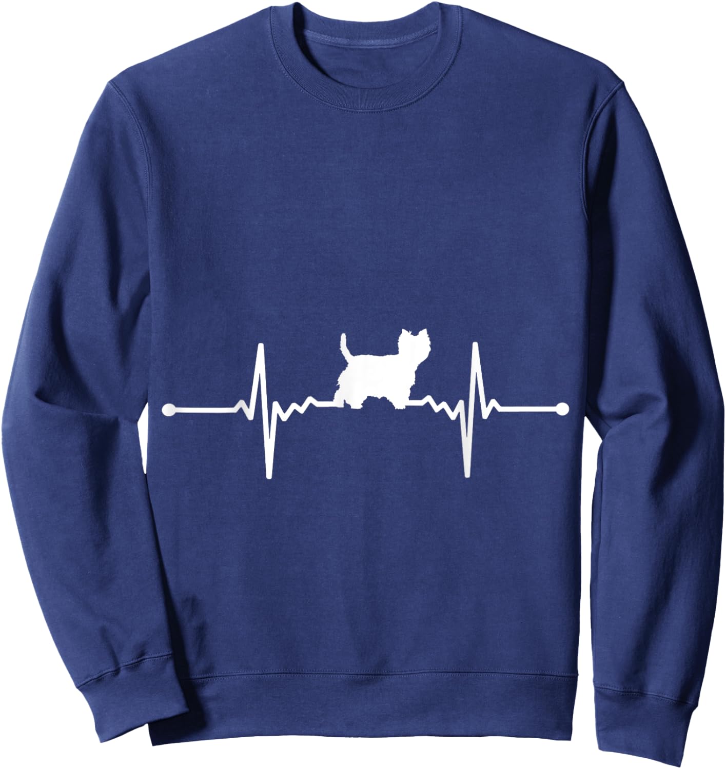 West Highland White Terrier Dog - Westie Sweatshirt - Sweatshirt | Navy