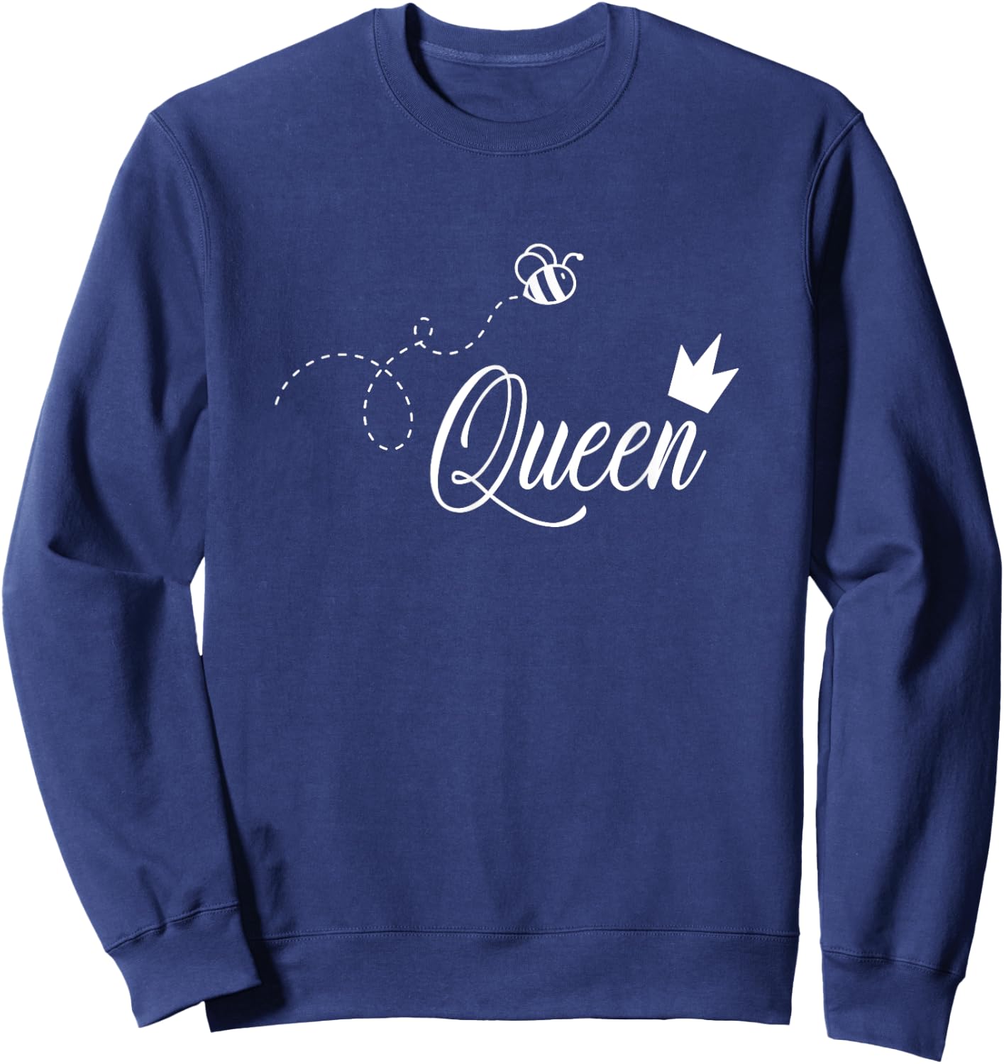 Queen Honeybee - Cute Bumblebee For Beekeeper Bee Lovers Sweatshirt - Sweatshirt | Navy