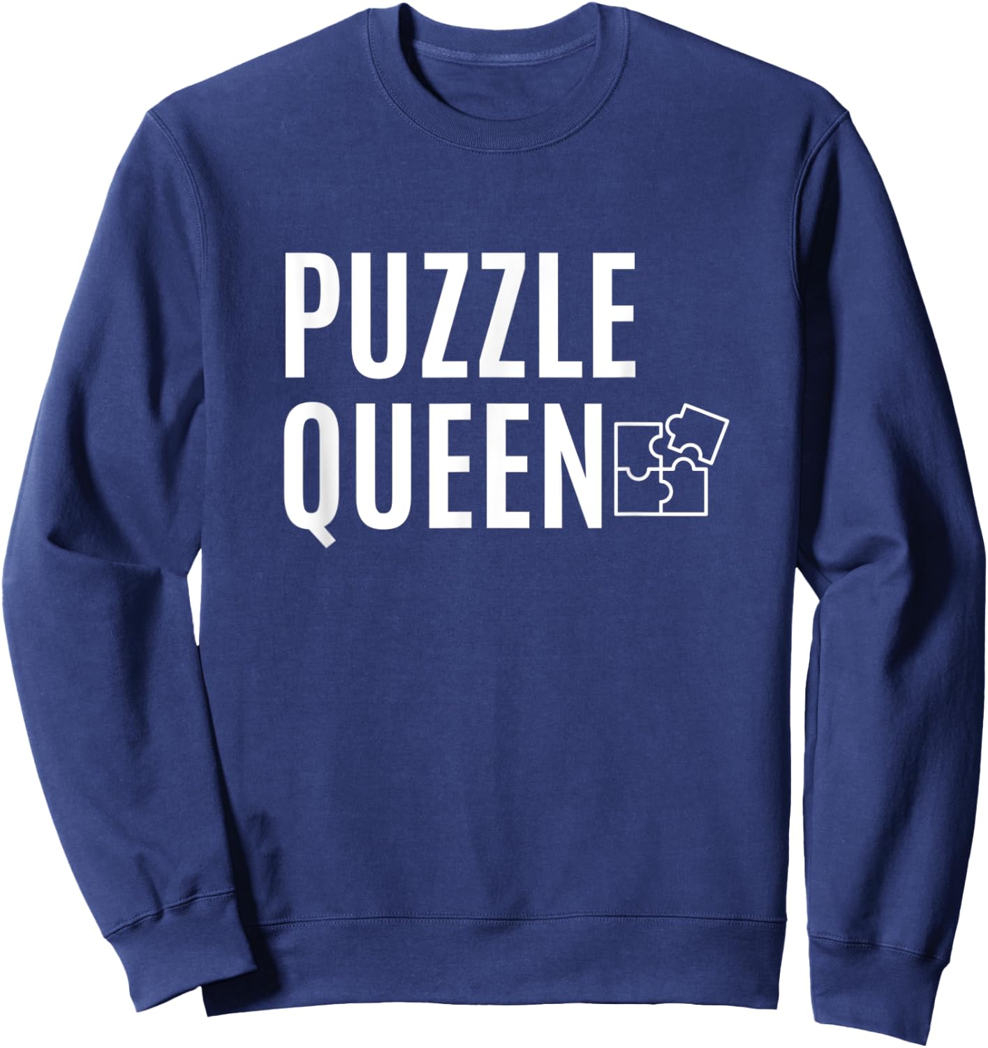 Puzzle Queen Jigsaw Puzzle Master Sweatshirt - Sweatshirt | Navy