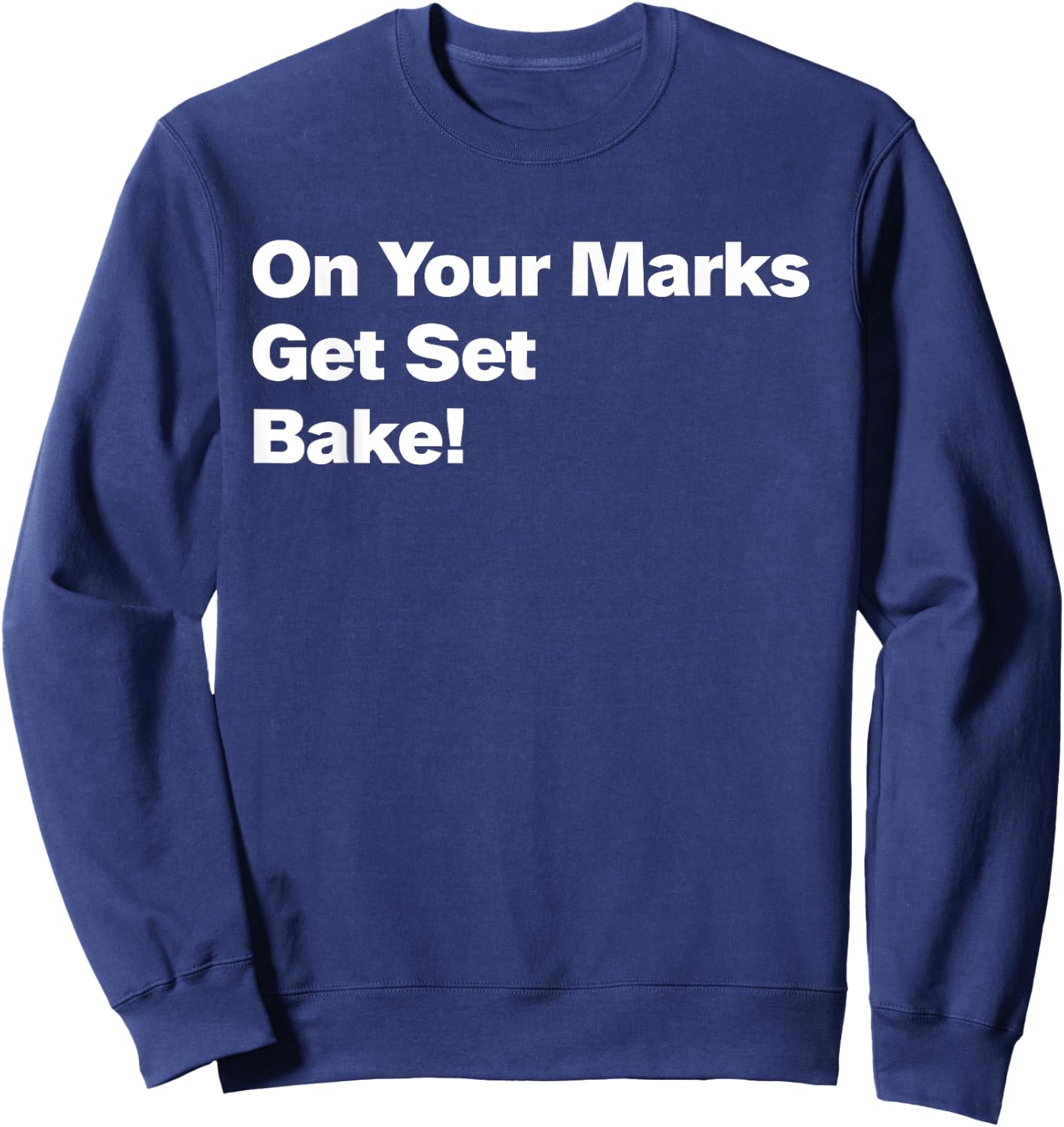 HGO Get Set Bake Fun Gift Sweatshirt - Sweatshirt | Navy