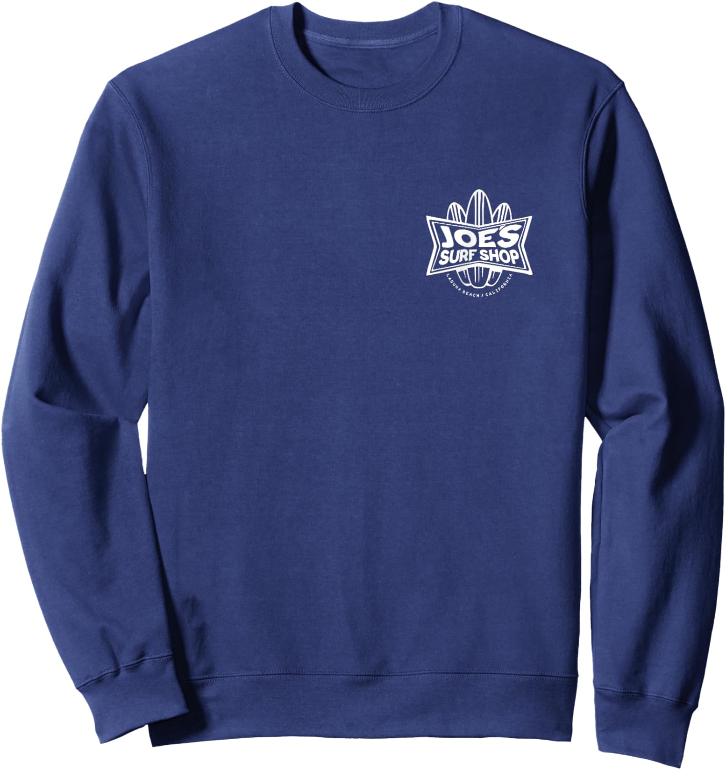 Joe's Surf Three Surfboards Logo Graphic Sweatshirt - Sweatshirt | Navy