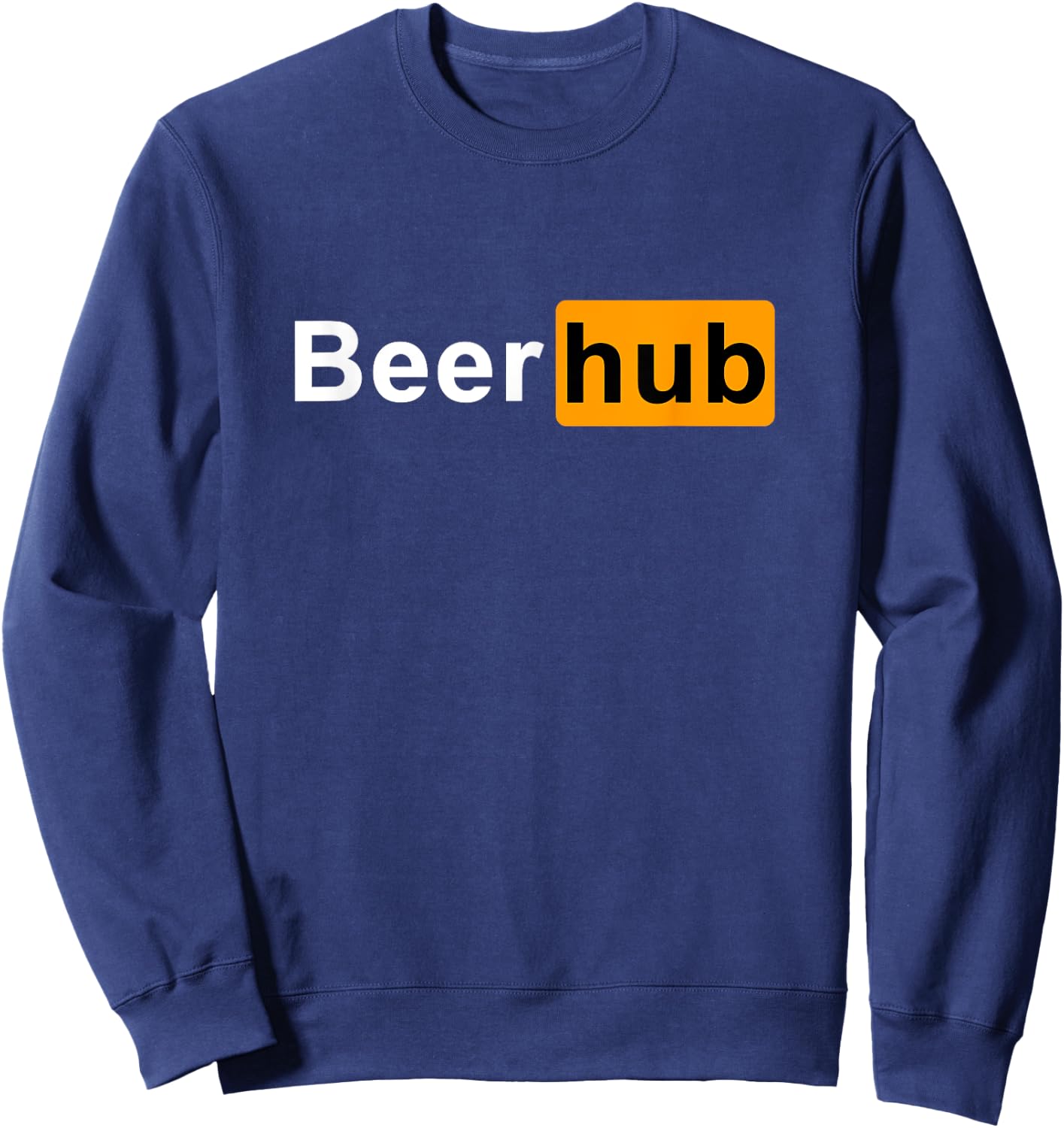 Beer Hub Funny Beer Lover Drinking Sweatshirt - Sweatshirt | Navy