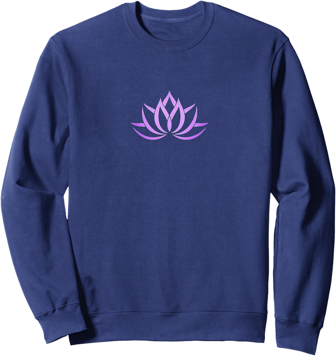 Yoga Symbols I Gifts & I Star Park Trends Lotus, Flower, Buddhism Spirituality Namaste Enlightenment Sweatshirt - Sweatshirt | Navy