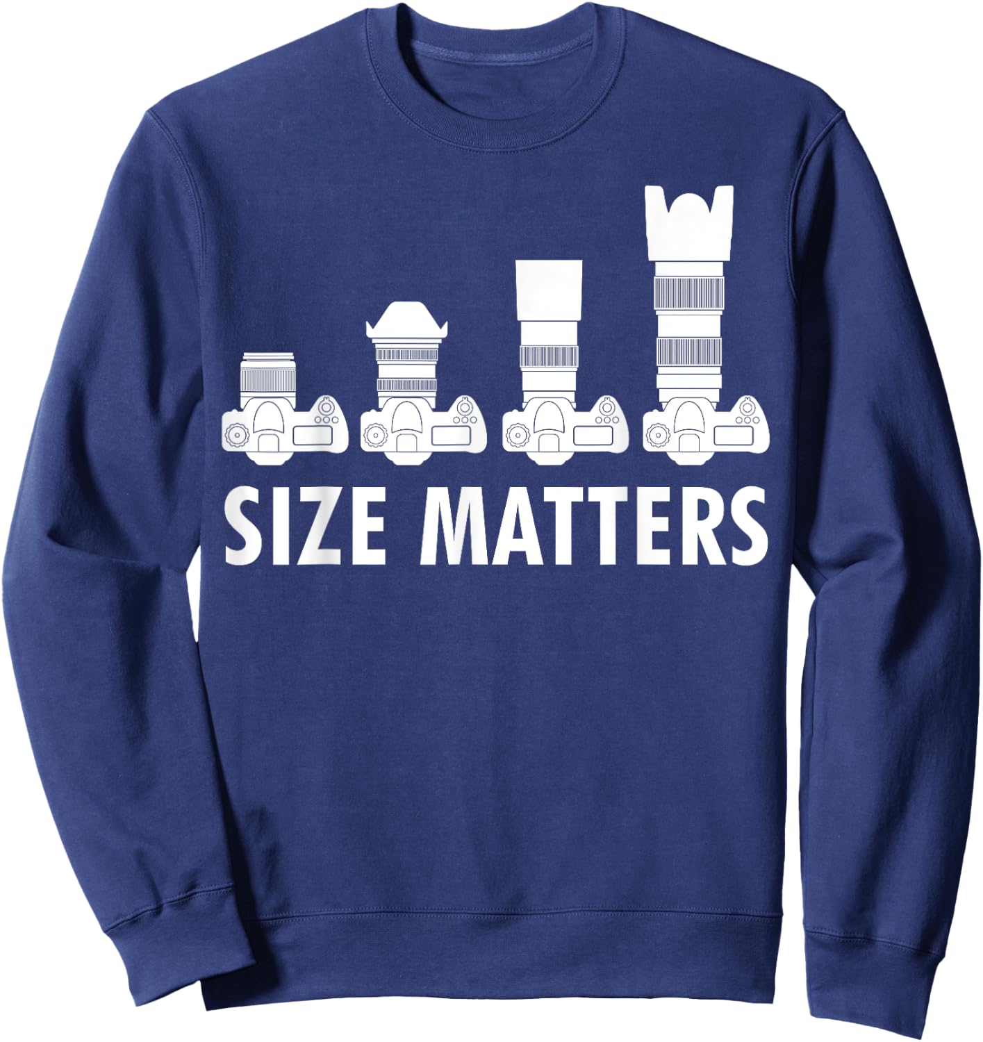 Funny Photographer Gift Women Cool Photography Lover Sweatshirt - Sweatshirt | Navy