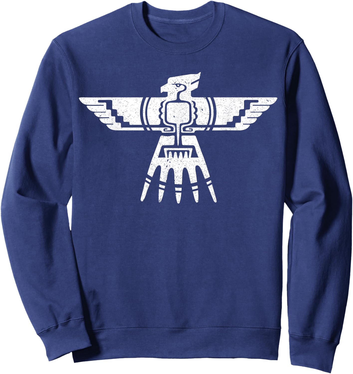 Native American Thunderbird Funny Tribal Art Gift Men Women Sweatshirt - Sweatshirt | Navy